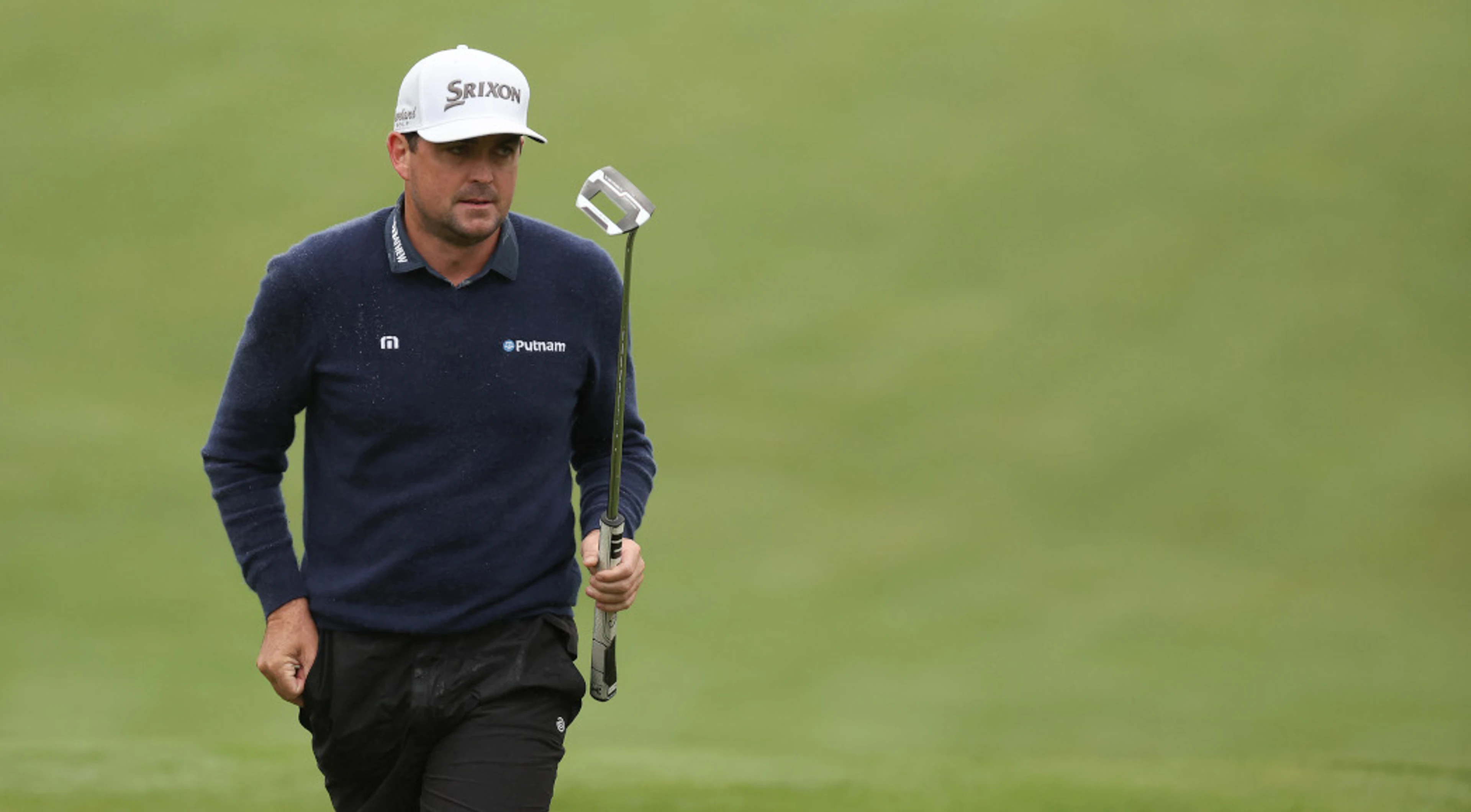 Bradley slogs to 67 to grab lead at rain-hit PGA event