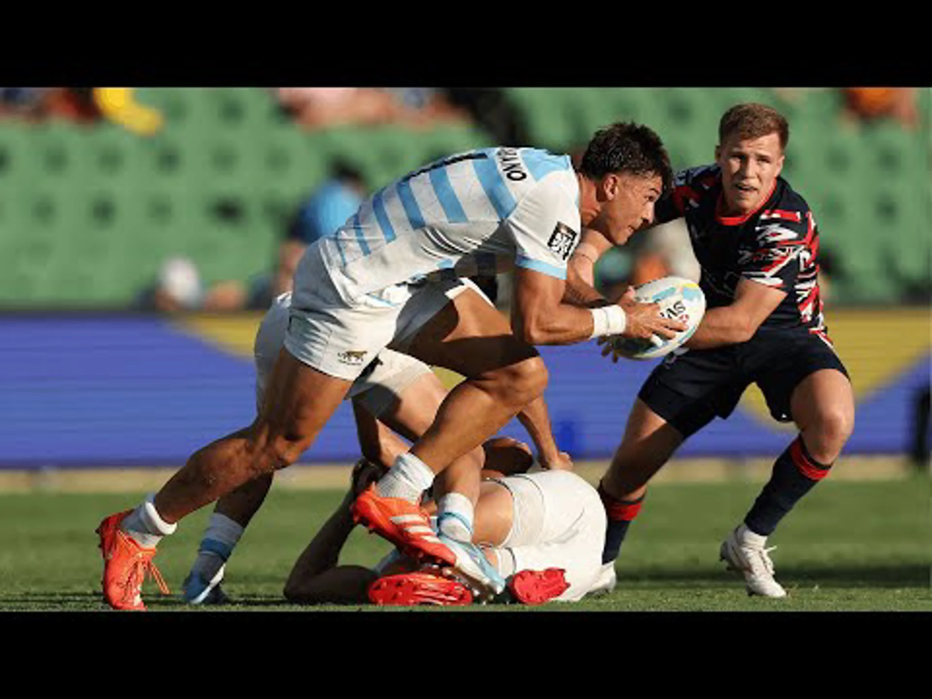 Argentina v Great Britain | QF2 | Highlights | World Rugby HSBC Sevens Series Perth