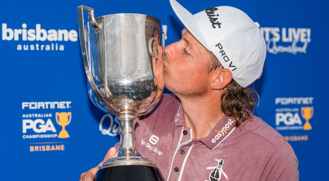 Smith holds nerve to claim third Australian PGA Championship title