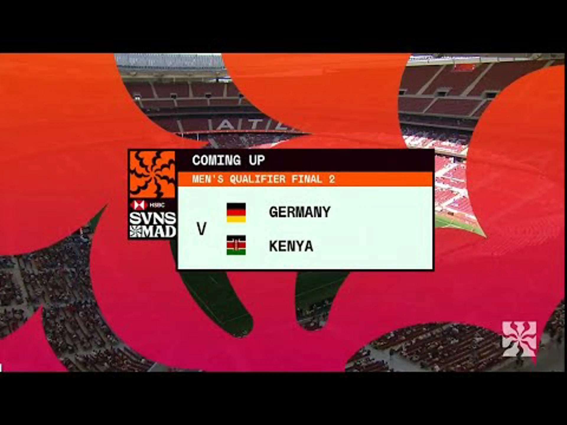 Germany v Kenya | Men's Qualifier Final 2 | Highlights | World Rugby HSBC Sevens Series Madrid