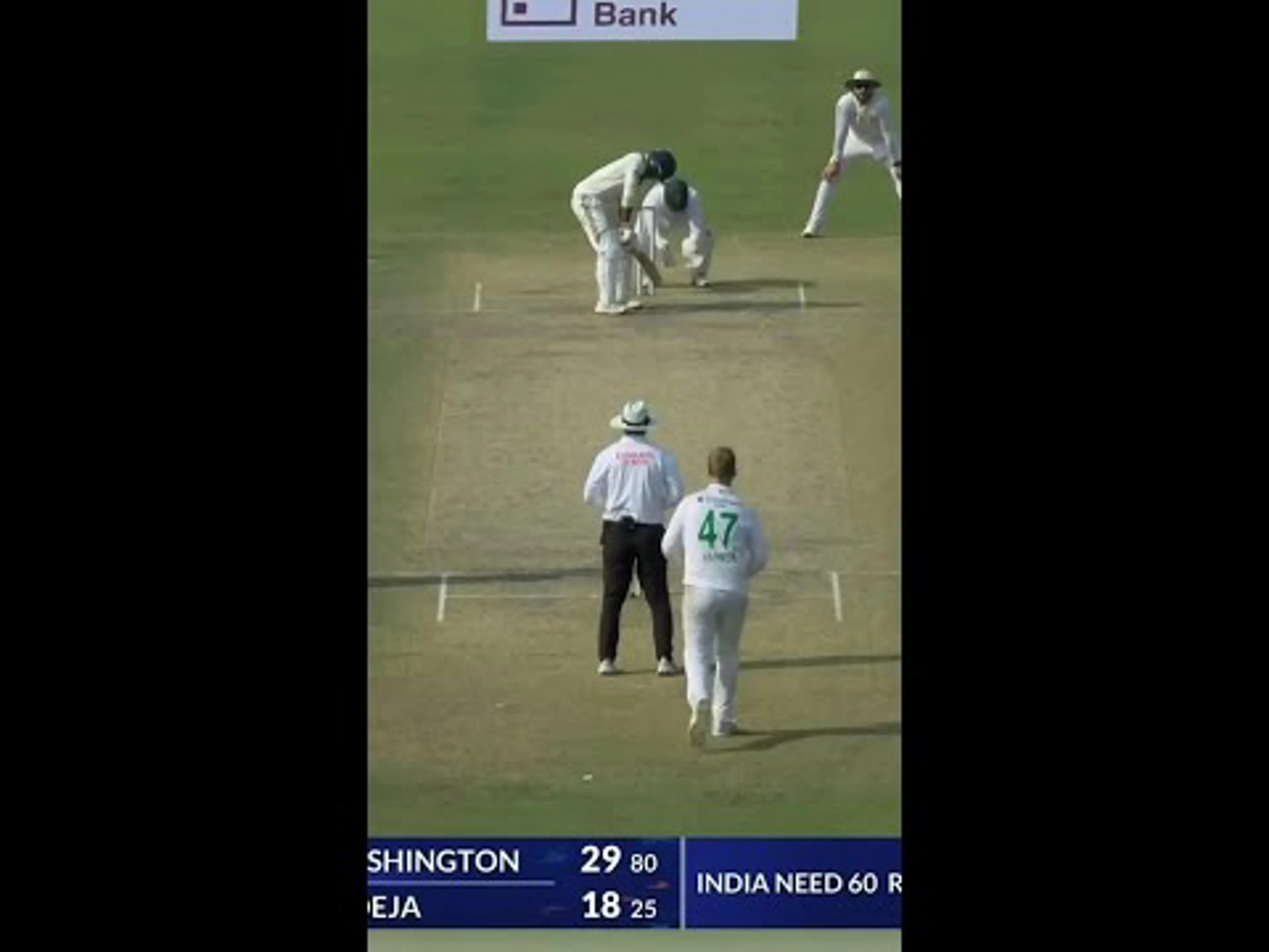 Simon Harmer gets the big wicket of Jadeja!