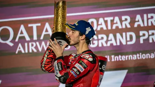 Bagnaia begins MotoGP title defence, Binder second in Qatar