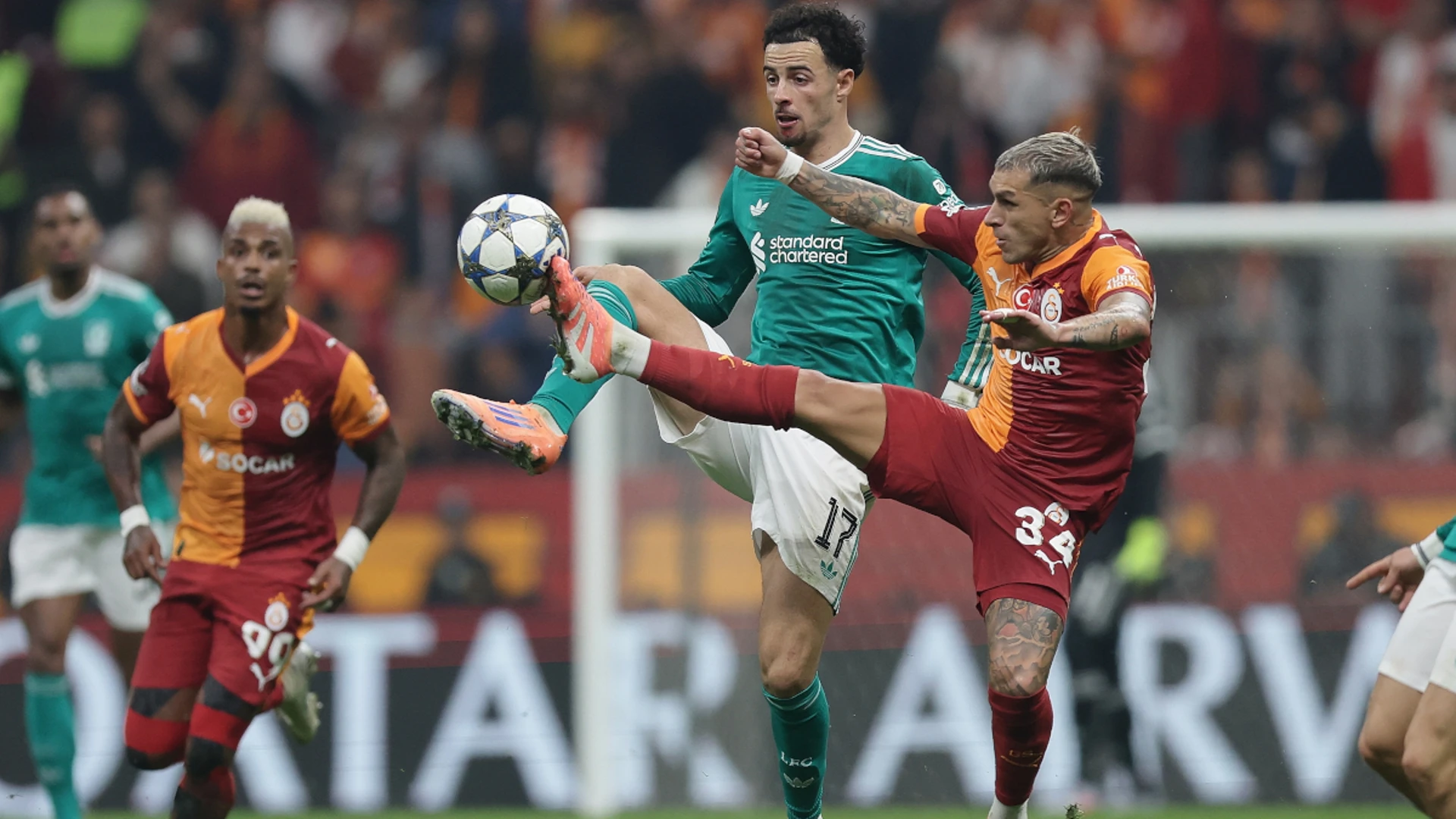 Osimhen scores from the spot as Galatasaray beat Liverpool