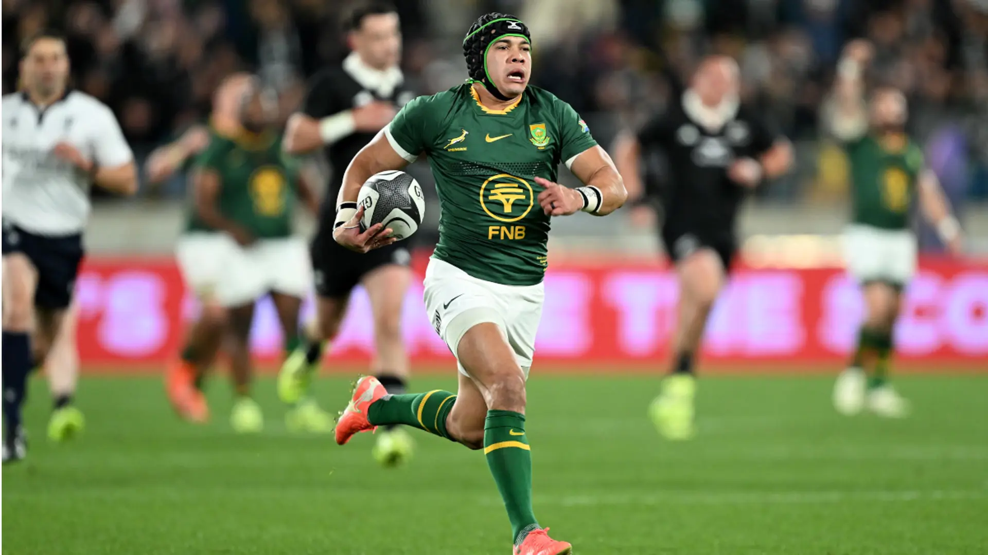 Rampaging Springboks smash the All Blacks