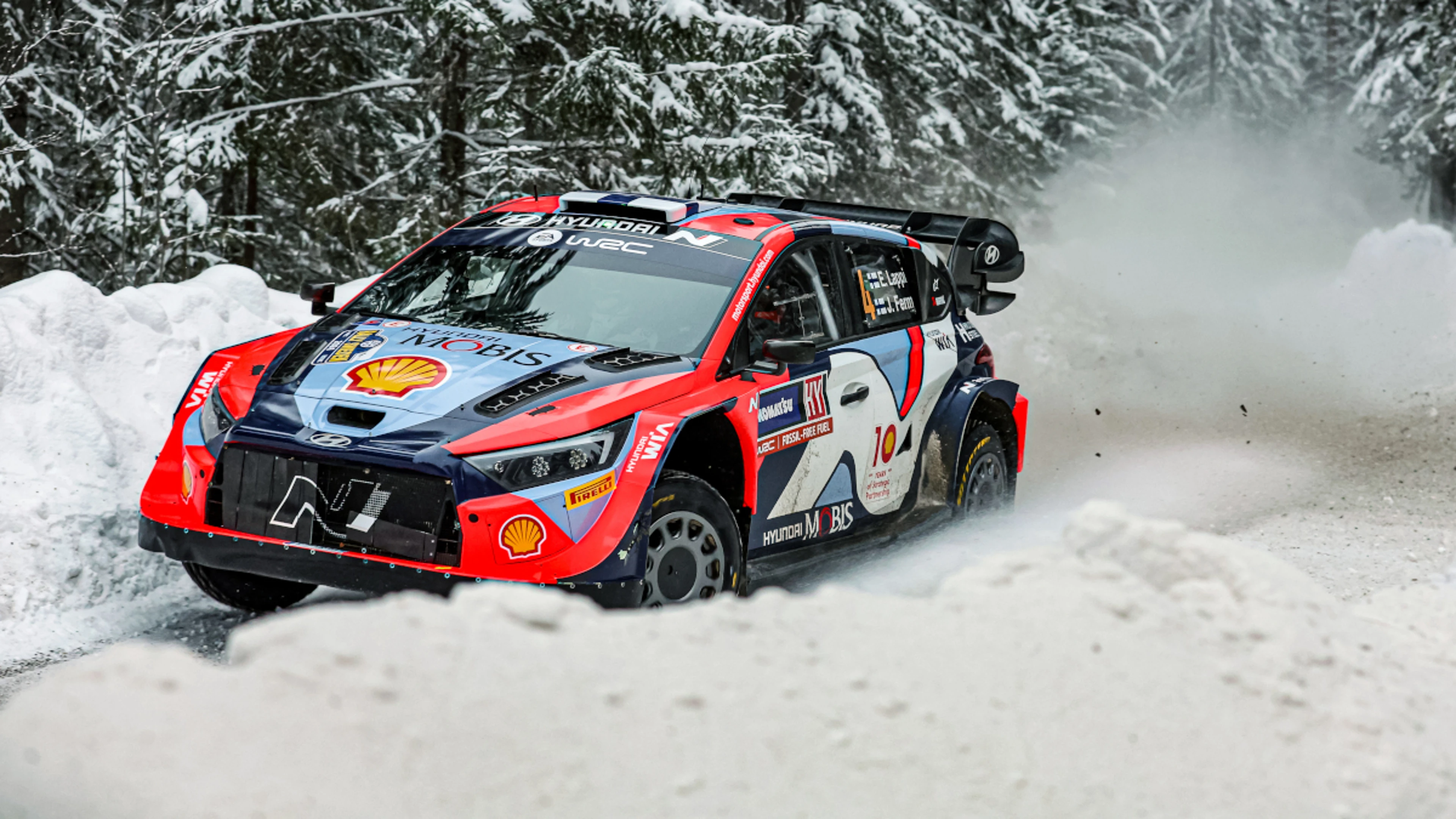 Lappi leads 'extreme' Rally of Sweden as world champion Rovanpera retires