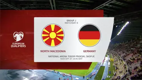 2022 FIFA World Cup Qualifiers | Europe | North Macedonia v Germany | Highlights