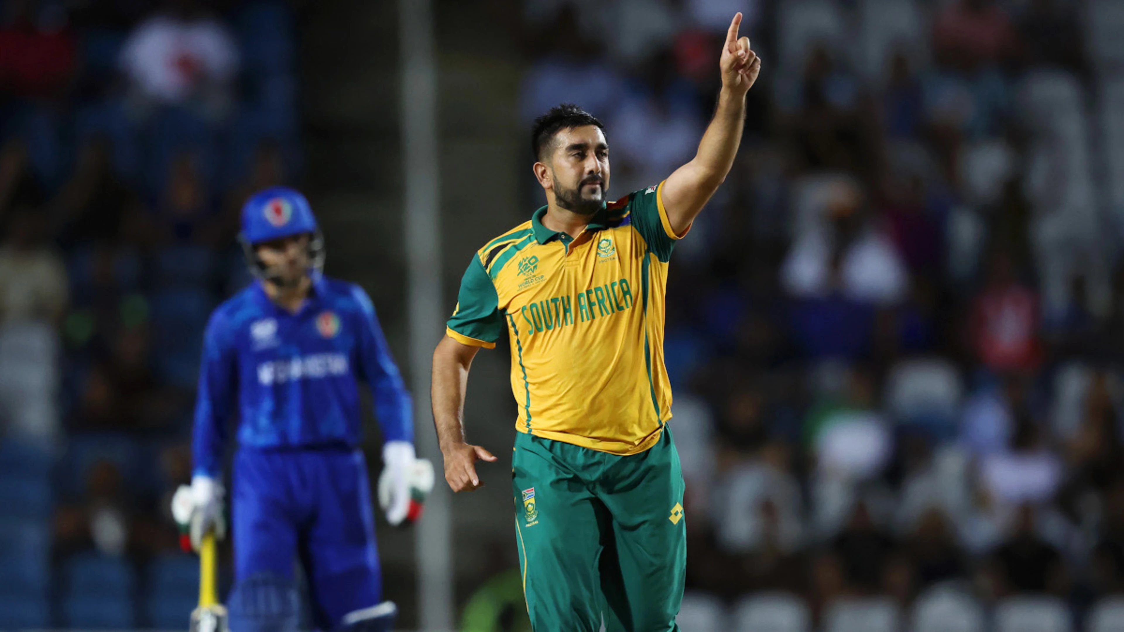 Tabraiz Shamsi | South Africa v Afghanistan | ICC T20 World Cup Semi Finals