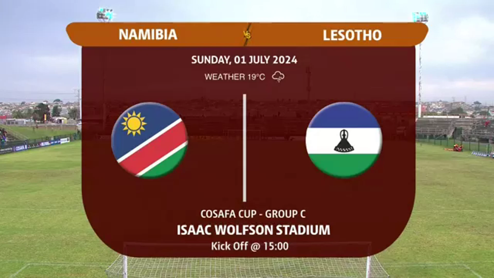 Namibia v Lesotho | Match Highlights | COSAFA Cup Group C