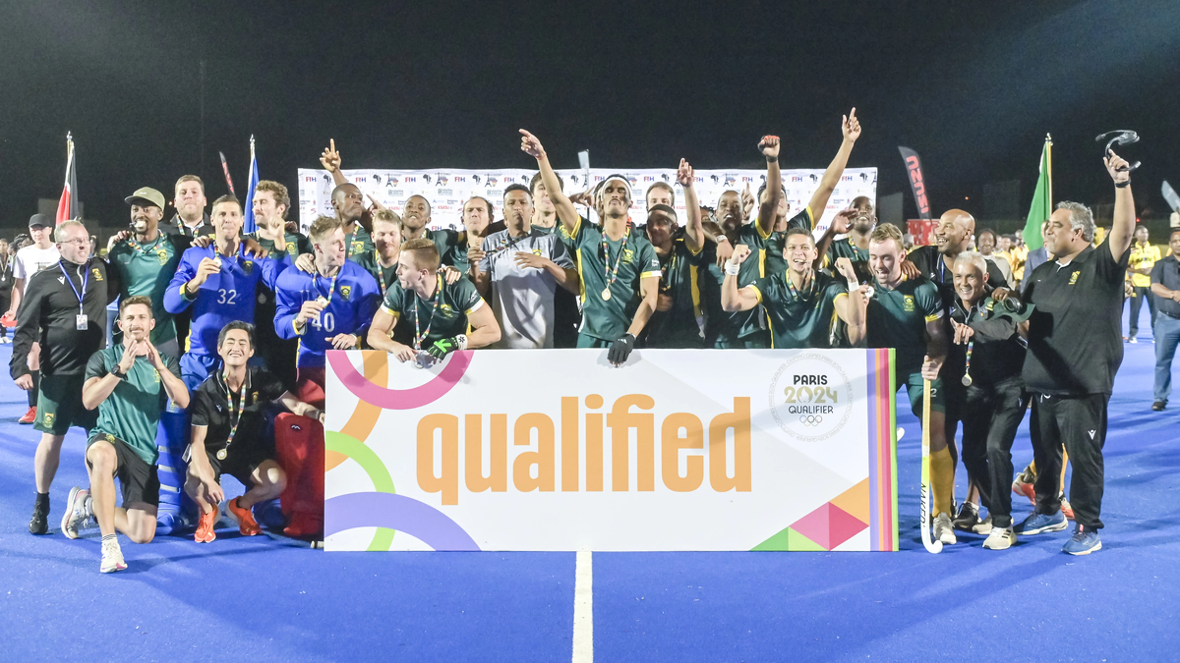 SA hockey men qualify for Paris Olympics after tense final
