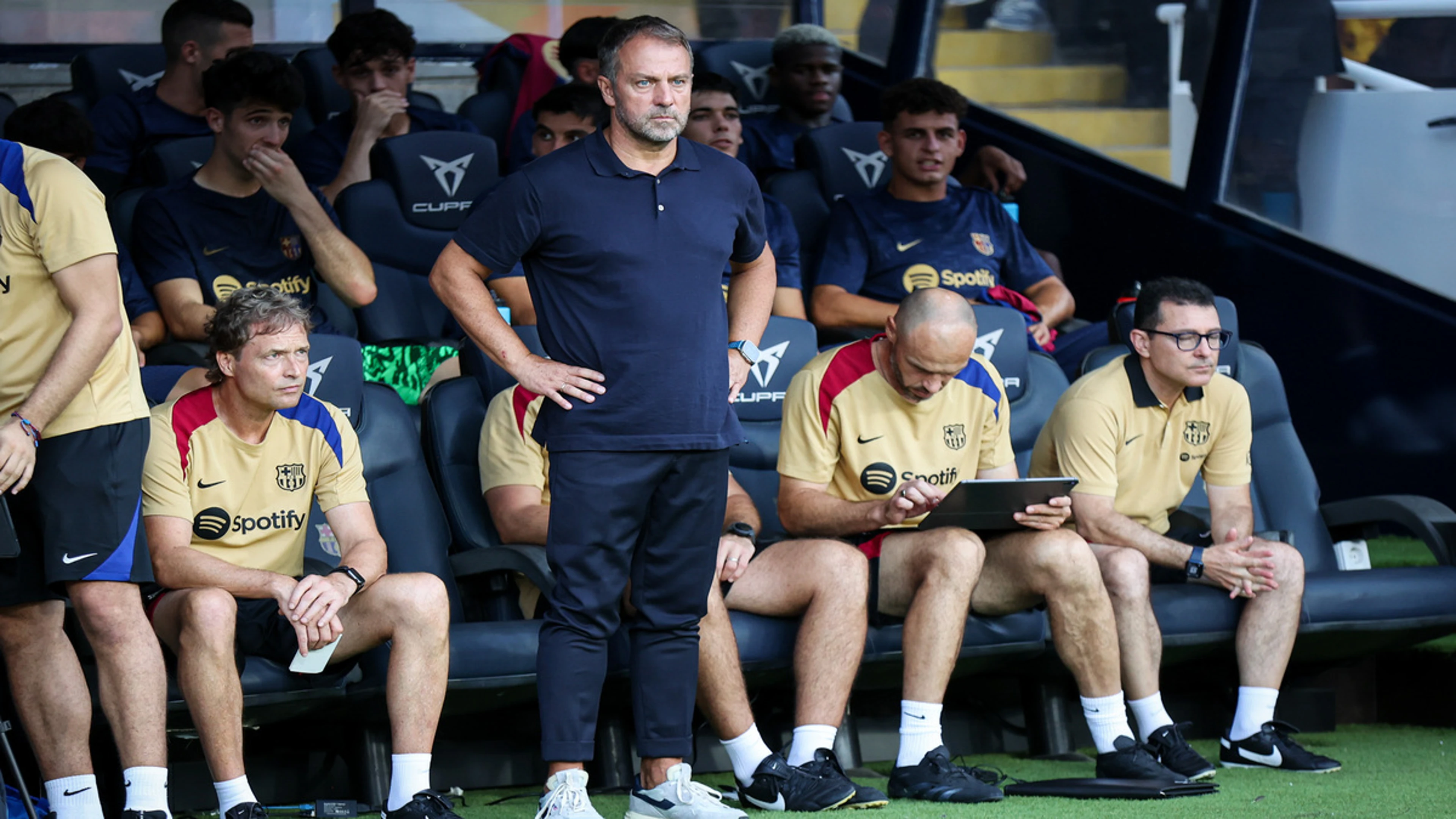 Flick's Barca stumble against Monaco in final friendly