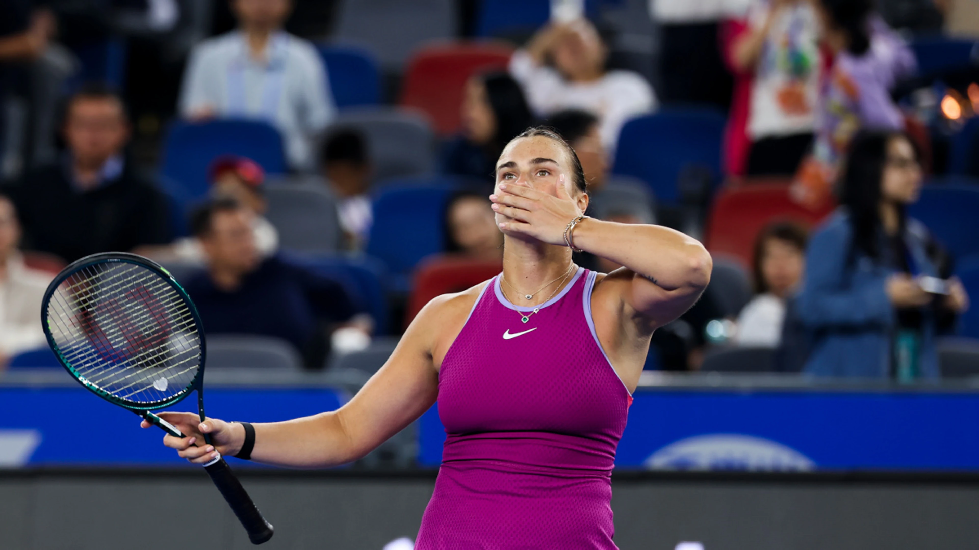 Sabalenka downs Gauff in three sets to reach Wuhan final
