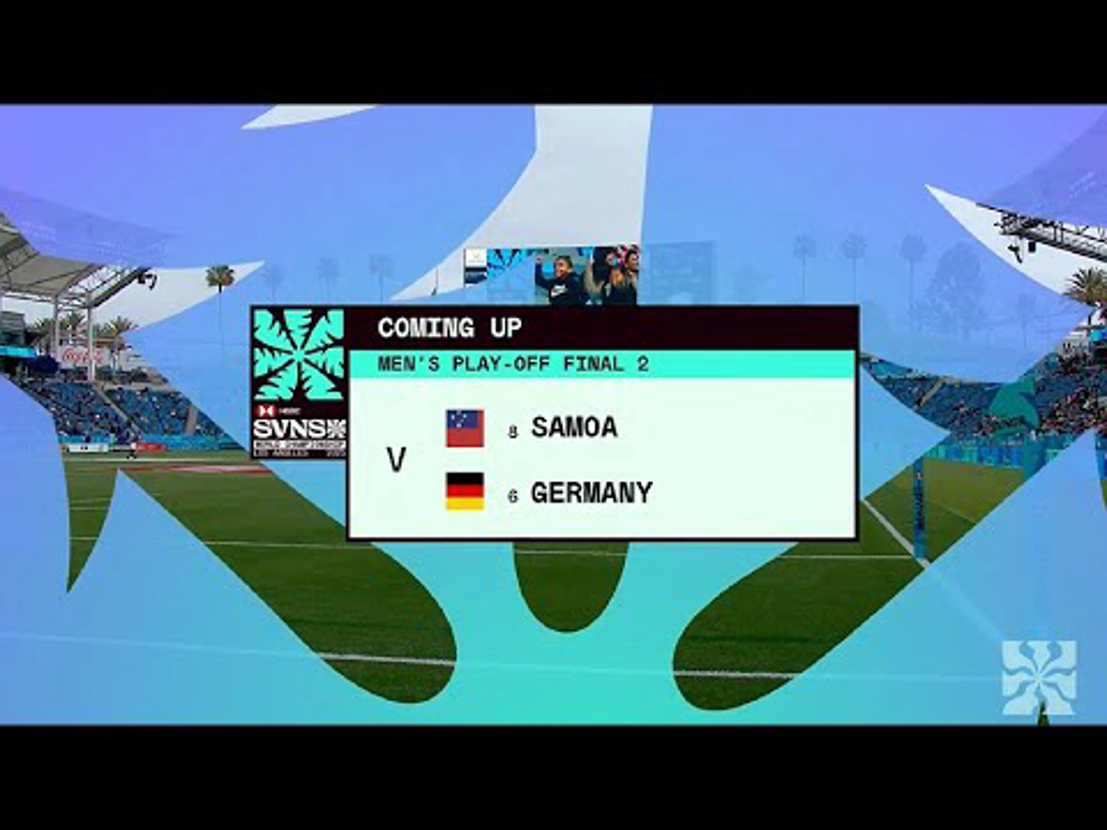 Samoa v Germany | Qualifier Final 2 | Highlights | World Rugby HSBC Sevens Series Los Angeles