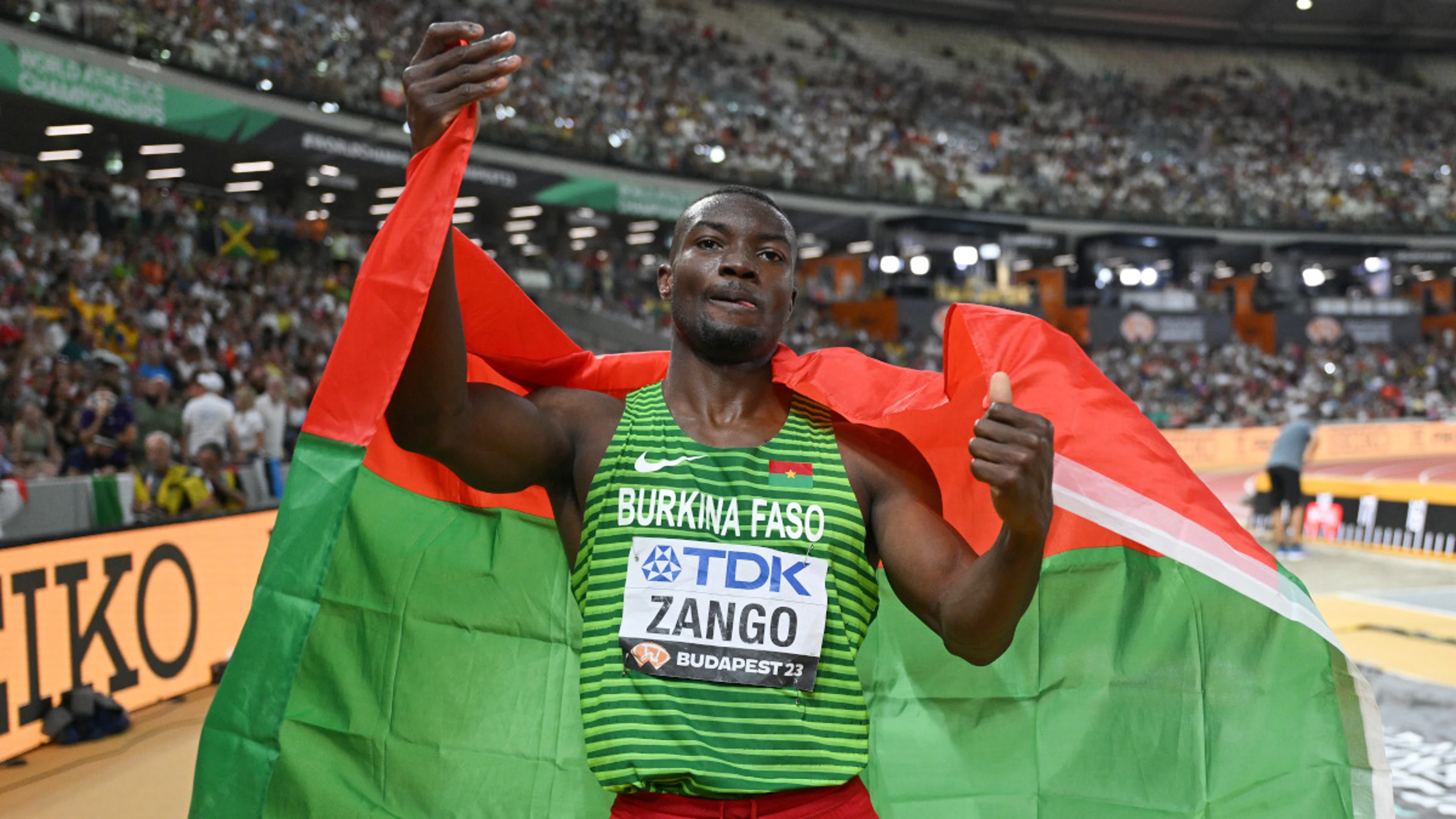 Zango makes athletics history for Burkina Faso in triple jump