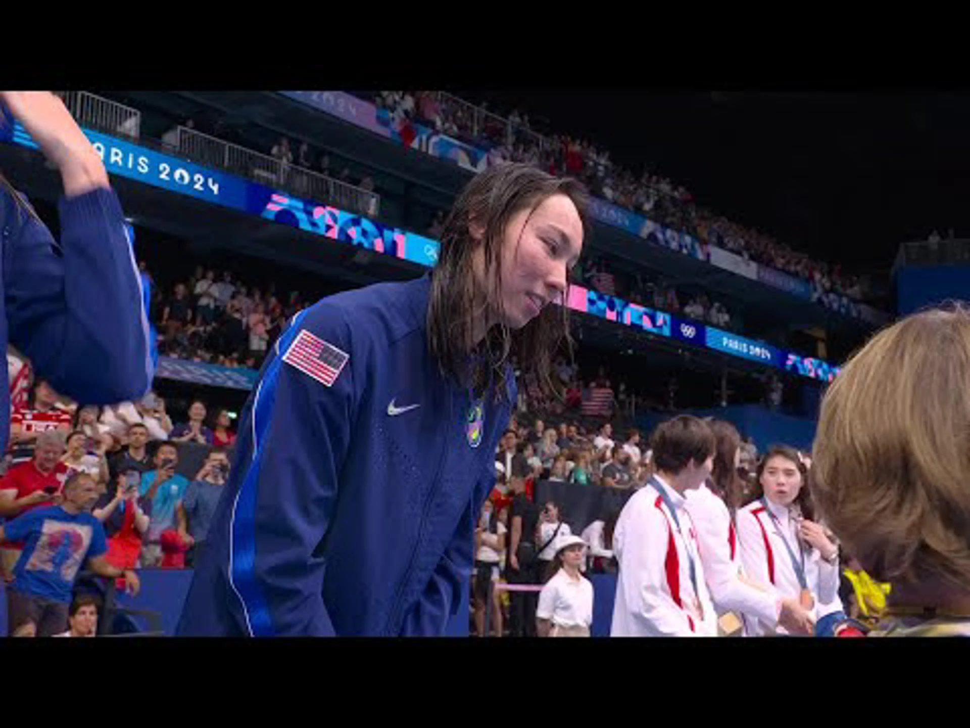 Swimming medal ceremonies | Day 9 | Olympics Swimming, Paris 2024