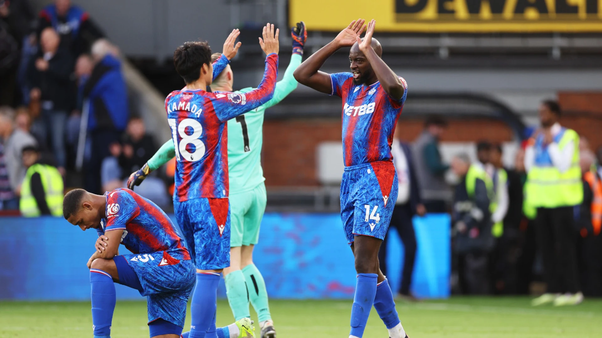 Crystal Palace claim first league win of season with victory over Spurs