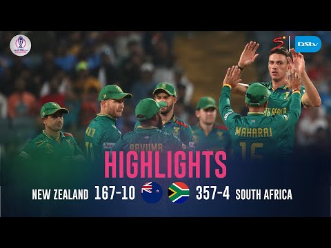 New Zealand V South Africa | Match Highlights | ICC Cricket World Cup ...