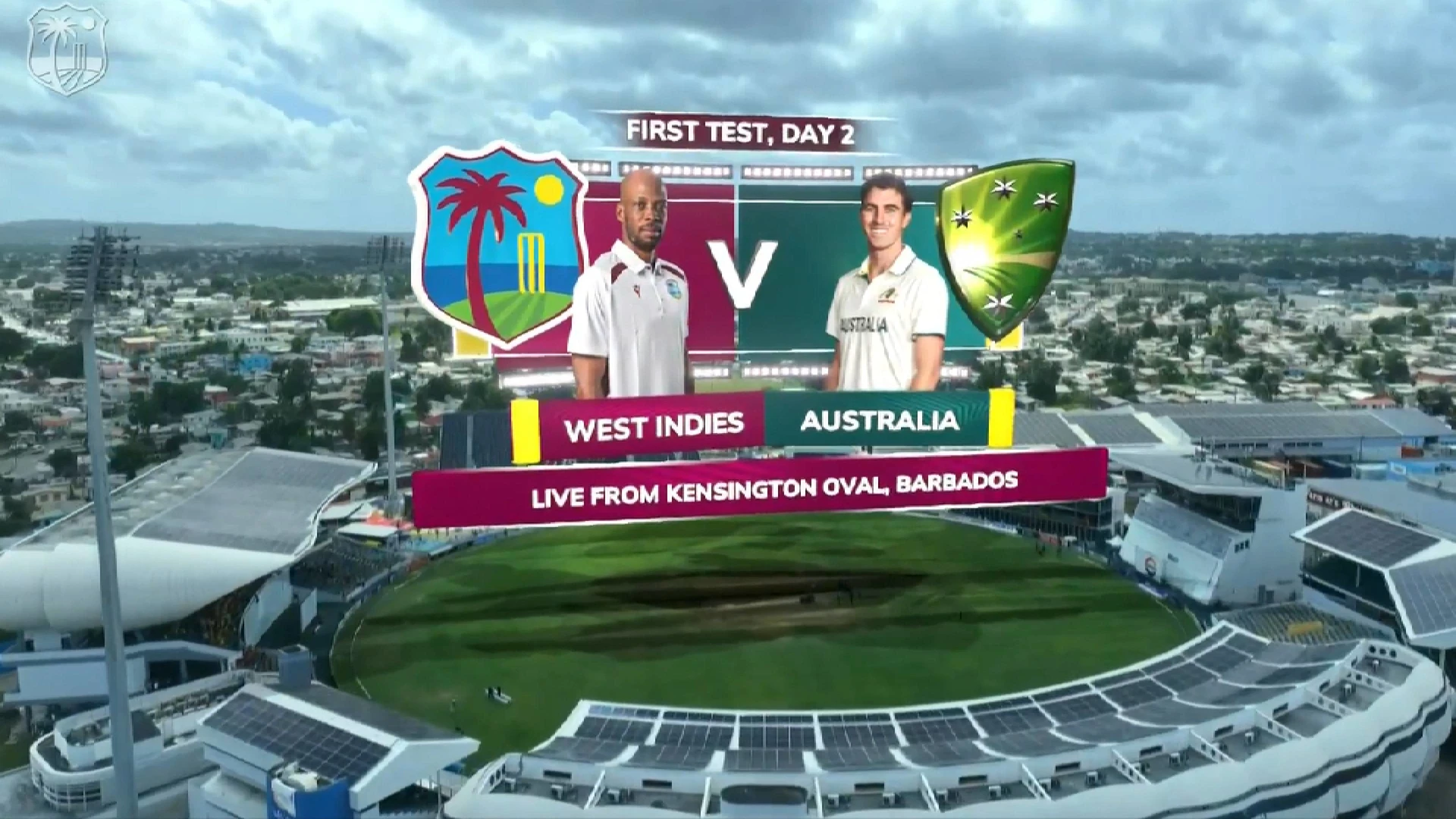 West Indies v Australia | Match Highlights | 1st Test Day 2