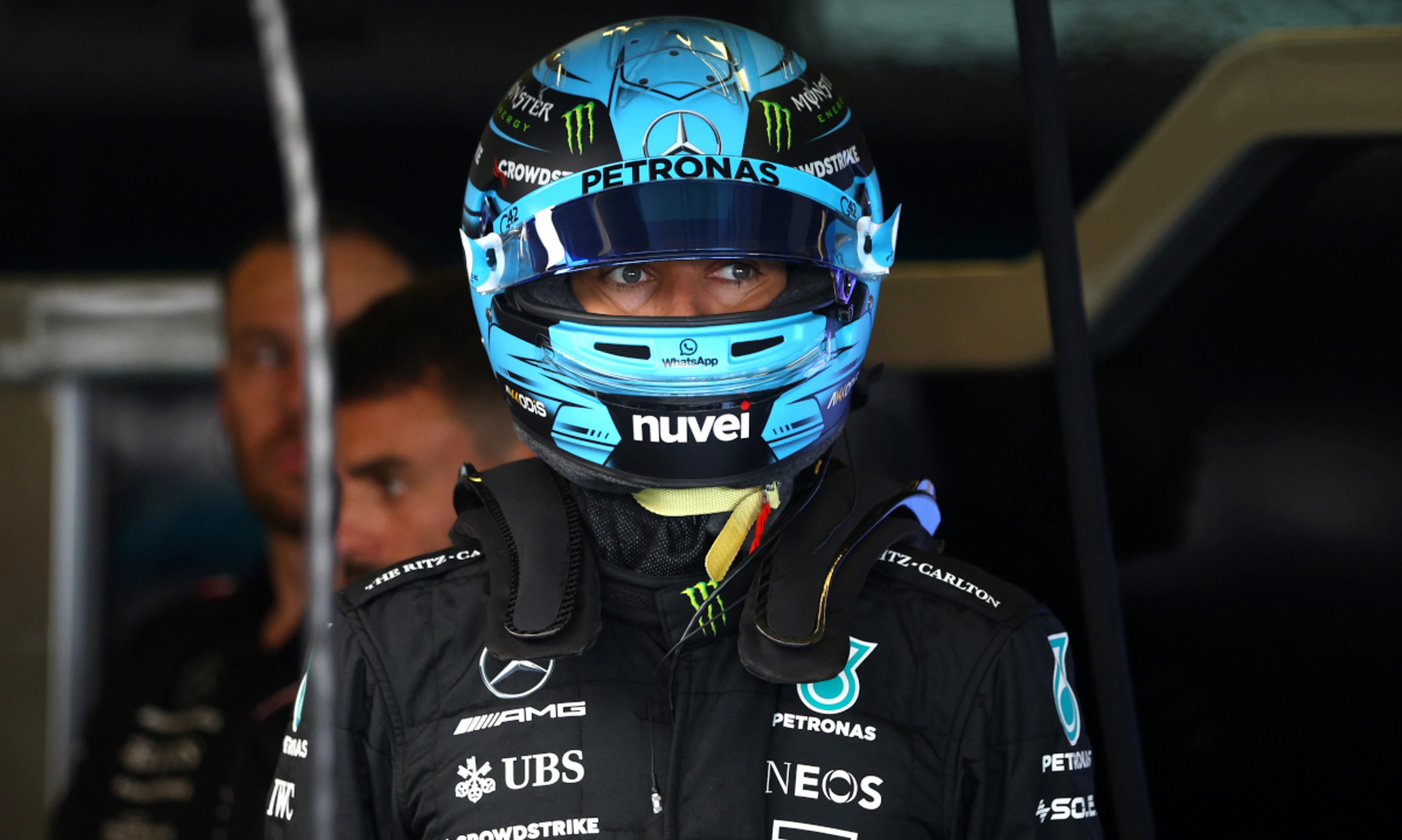 Russell tops Abu Dhabi practice as rookie Drugovich shines