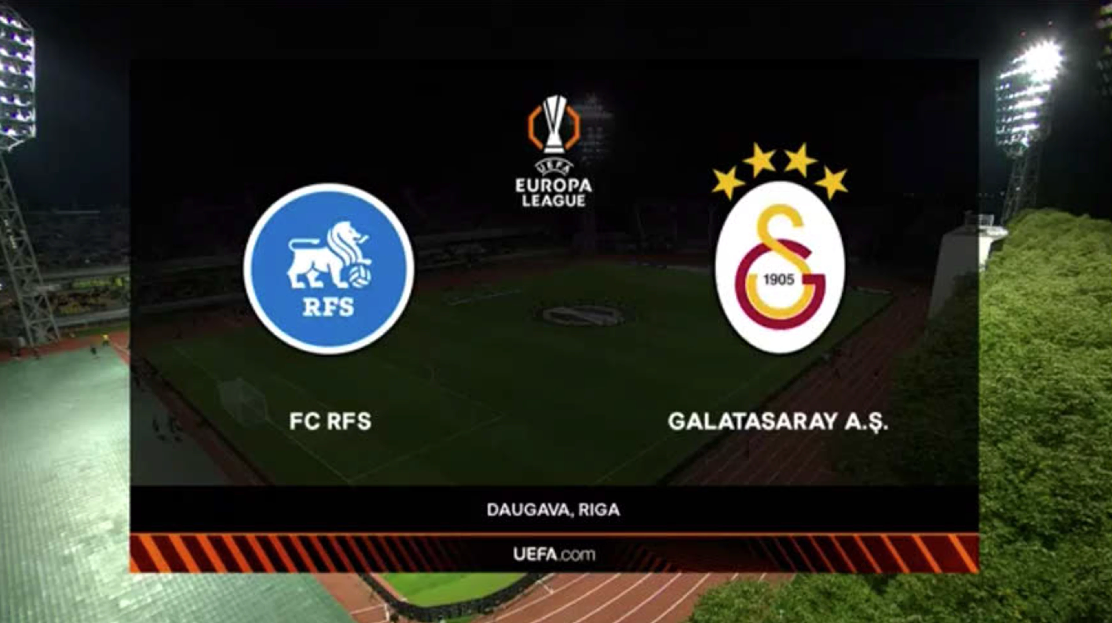 RFS v Galatasaray | Match Highlights | UEFA Europa League