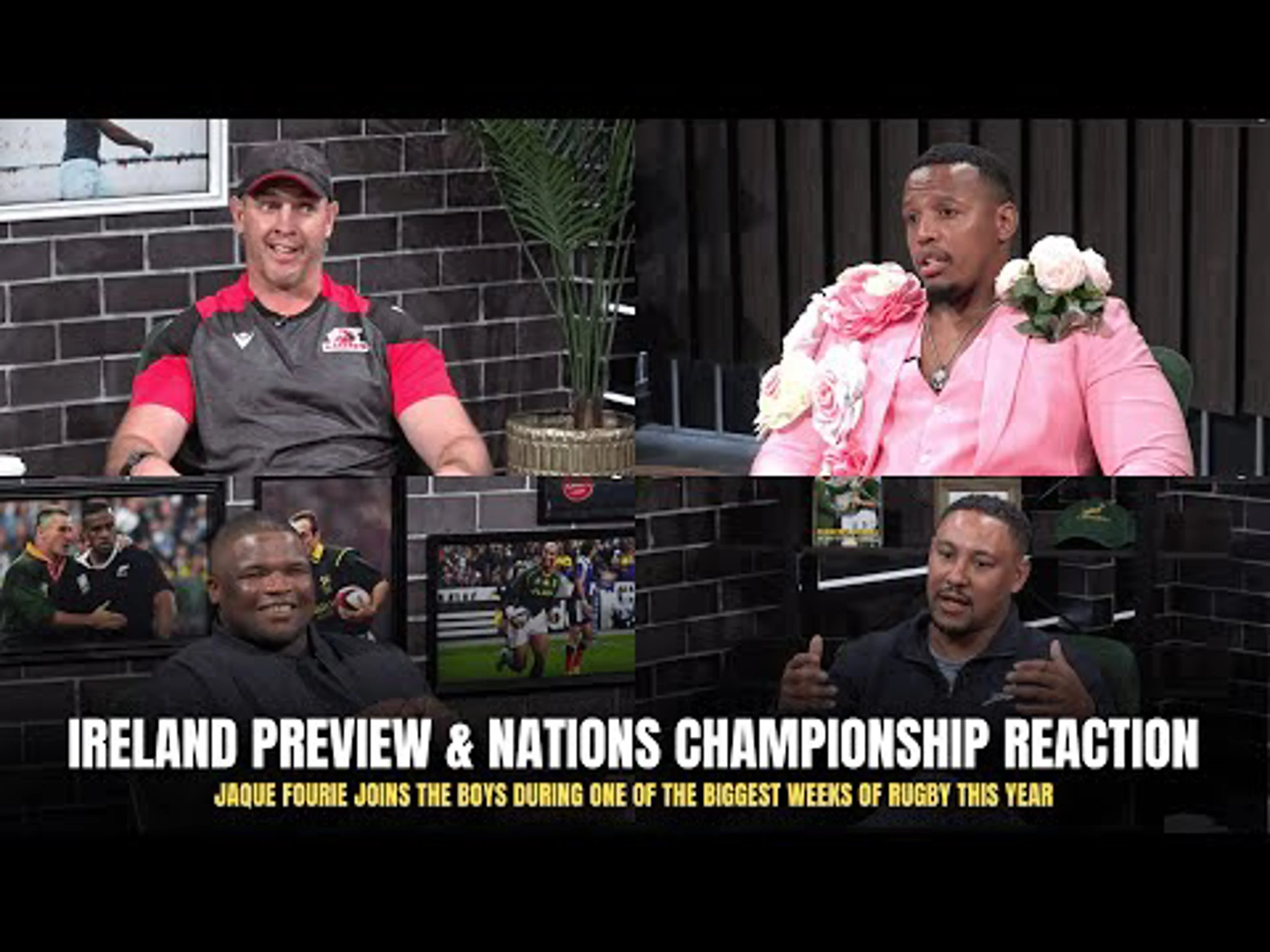 Ireland Preview and Nations Championship Reaction with Jaque Fourie 🇿🇦🇮🇪 | Bok Dream Team Bonus