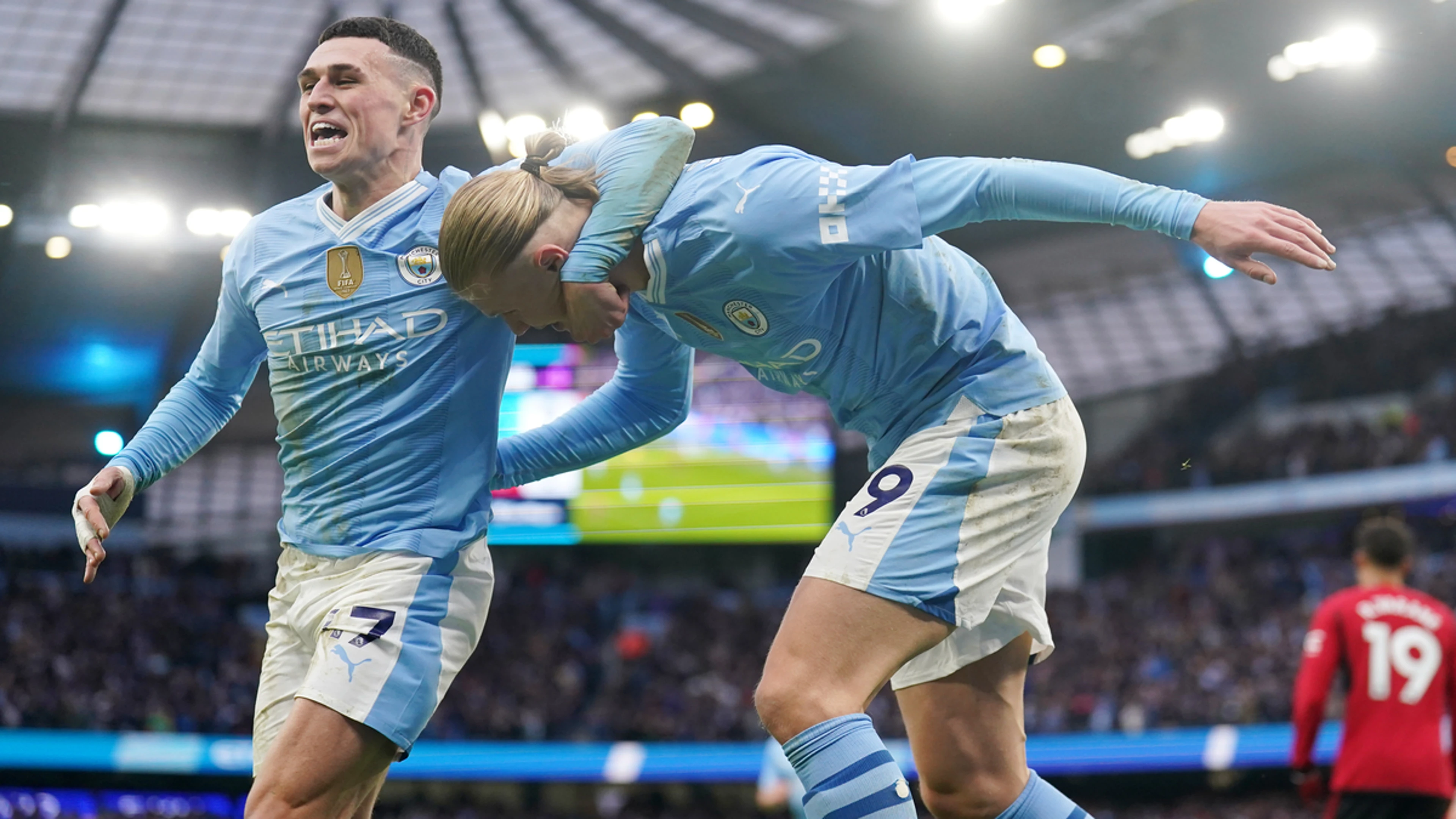 Foden double inspires Man City to derby day fightback over Man Utd