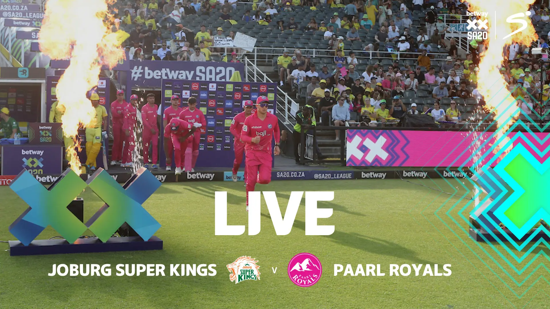LIVE: SA20 - Joburg S Kings v Paarl Royals