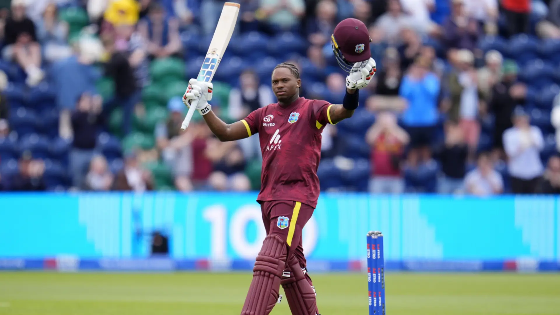 Ton-up Carty takes West Indies to 308 all out against England