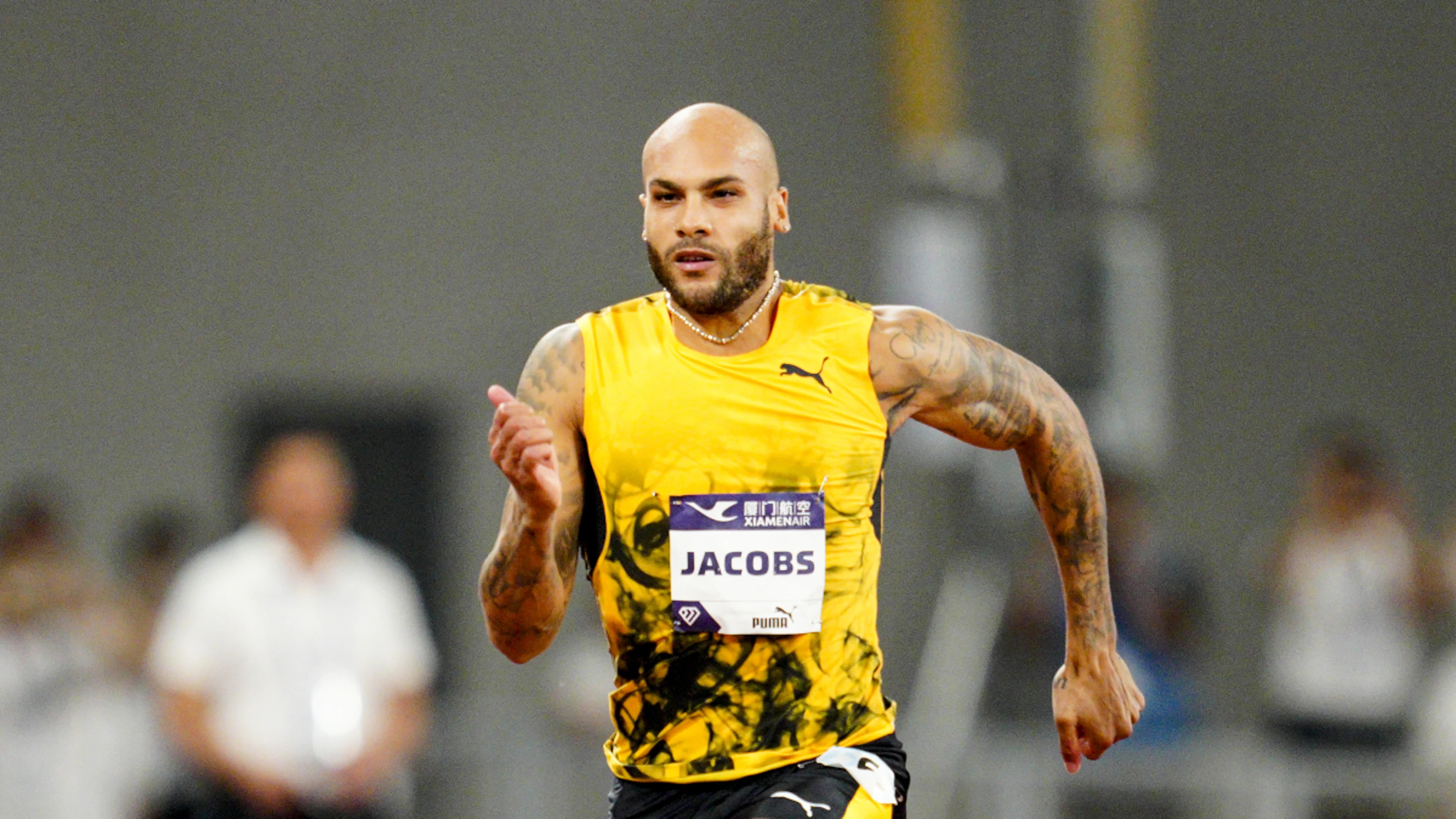 Olympic champion Jacobs getting stronger in Florida's 'quiet life'