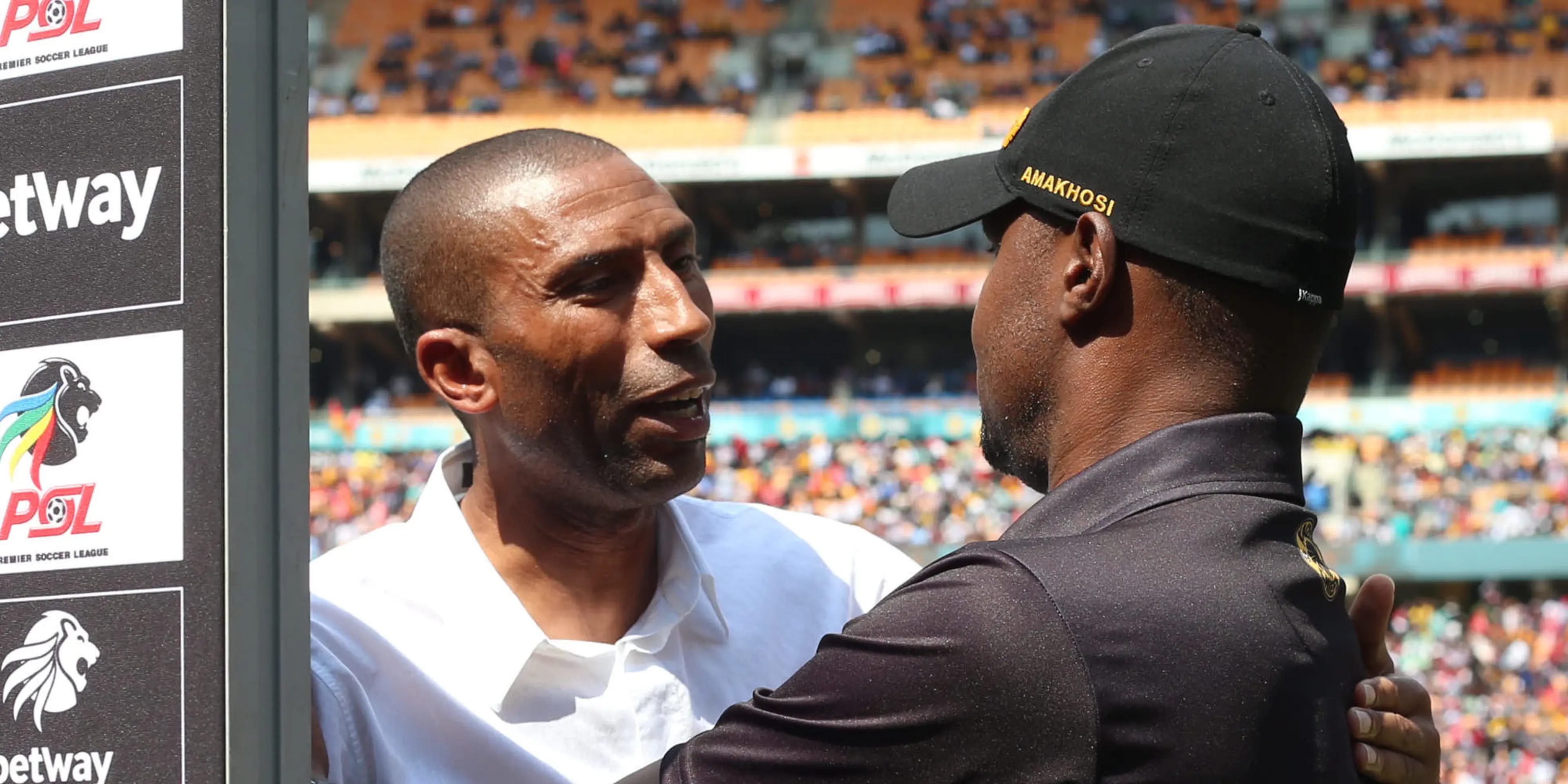 Pre-match coach interviews with Cedric Kaze and Abdeslam Ouaddou | Kaizer Chiefs v Orlando Pirates