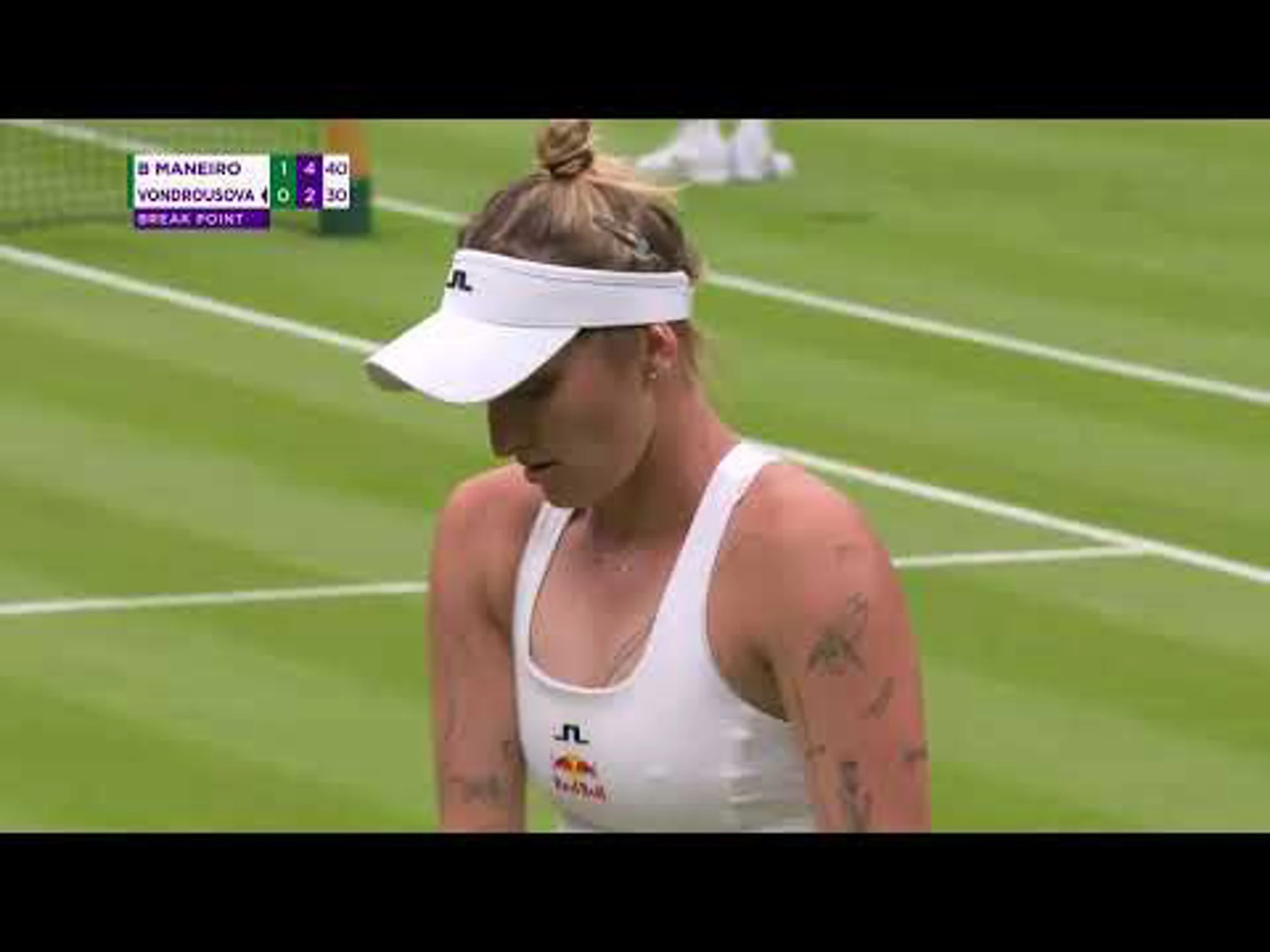 Jessica Bouzas Maneiro v Marketa Vondrousova | Match Highlights | Wimbledon