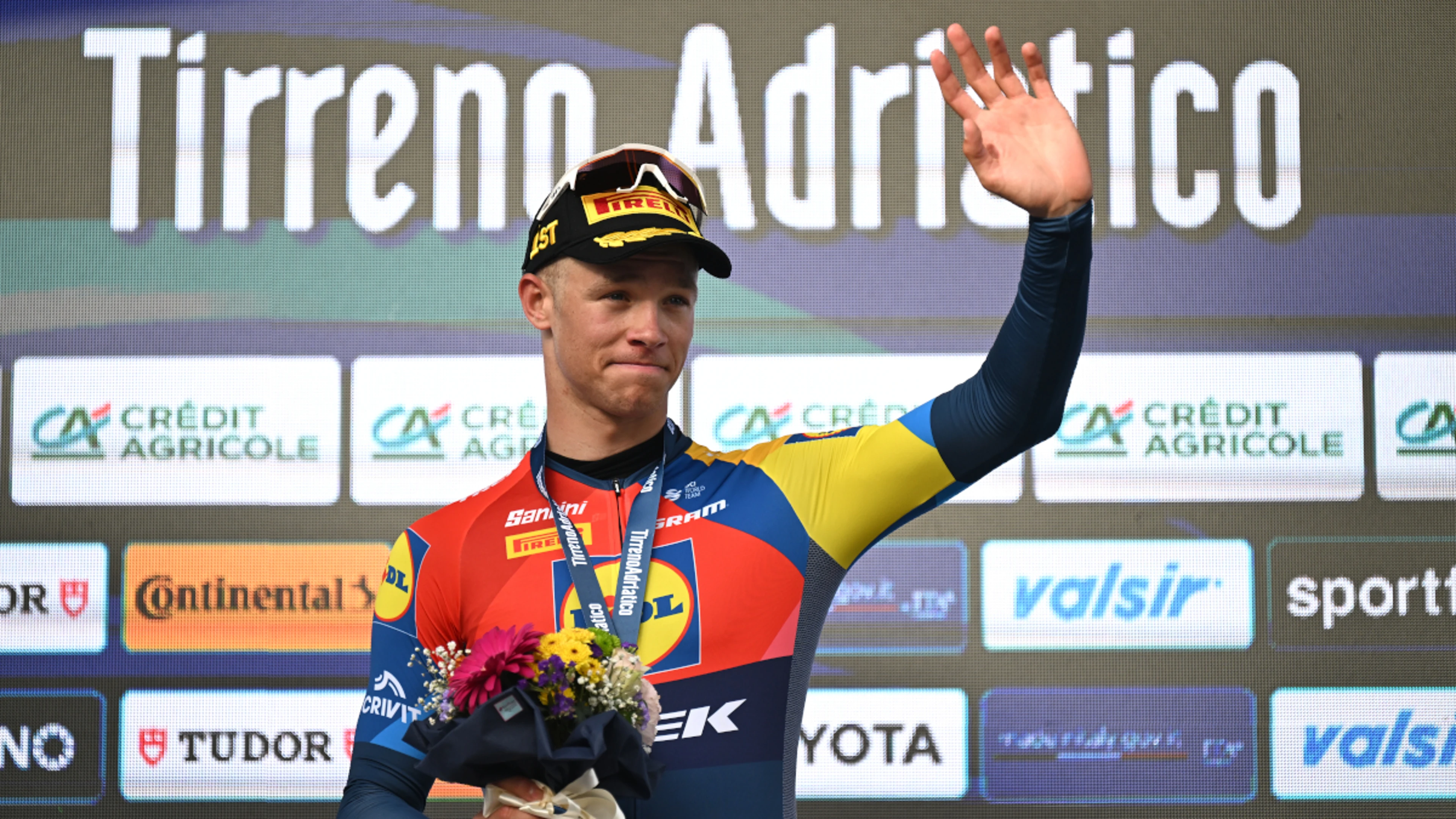 Milan wins Tirreno-Adriatrico second stage as Ganna holds lead