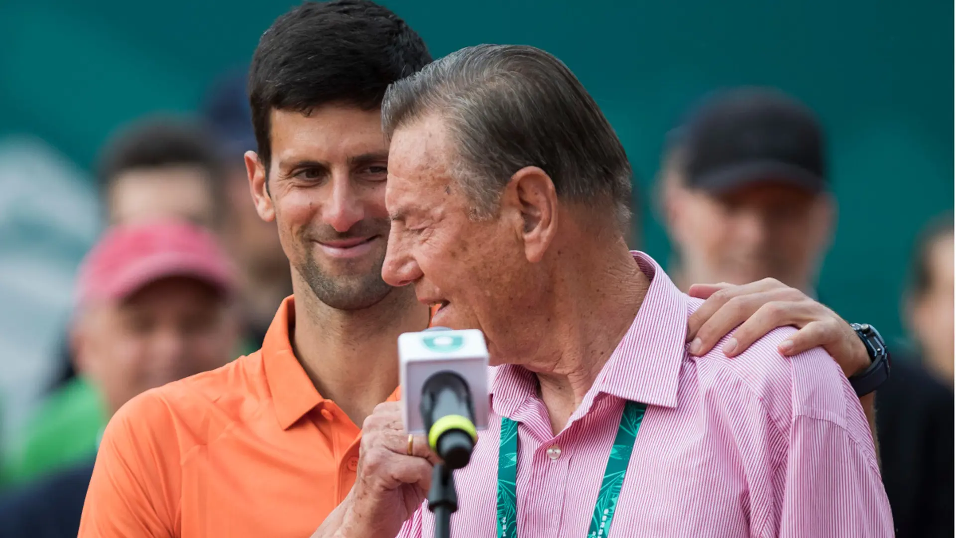 Djokovic in tears after tribute to late coach Pilic in Athens