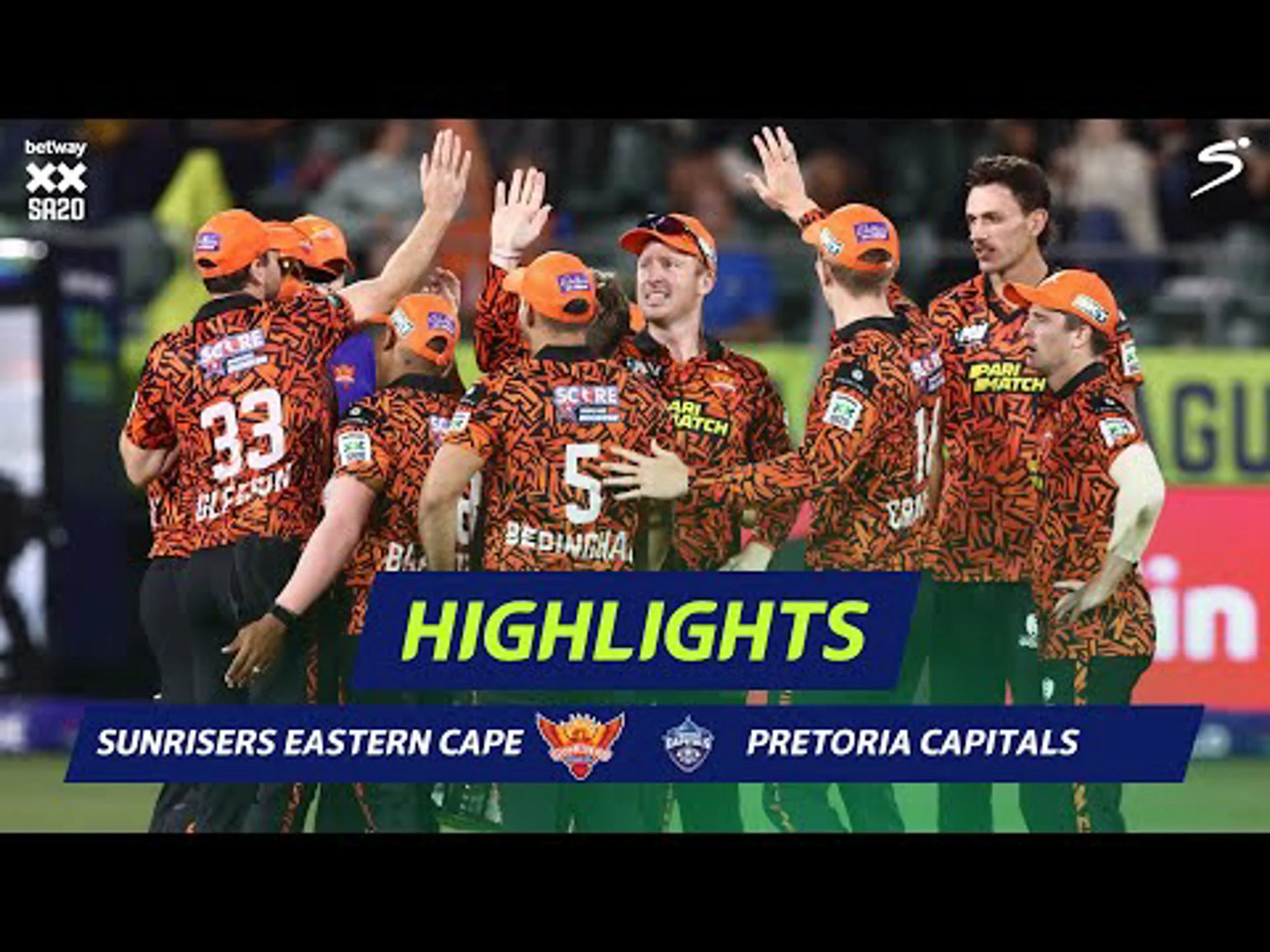 Sunrisers Eastern Cape v Pretoria Capitals | Short Highlights | Betway SA20