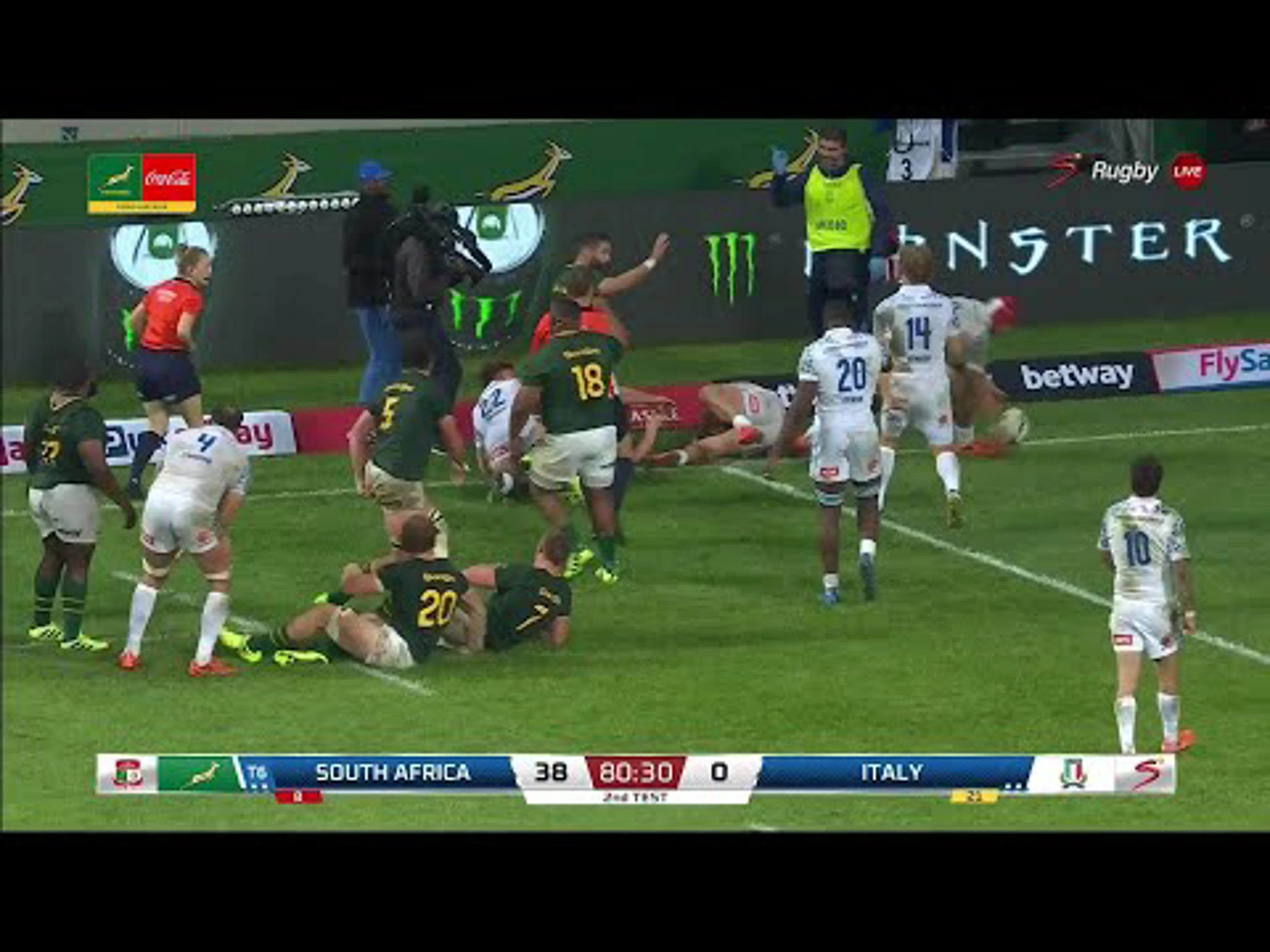 Jan-Hendrik Wessels | 81ˢᵗ Minute Try v Italy