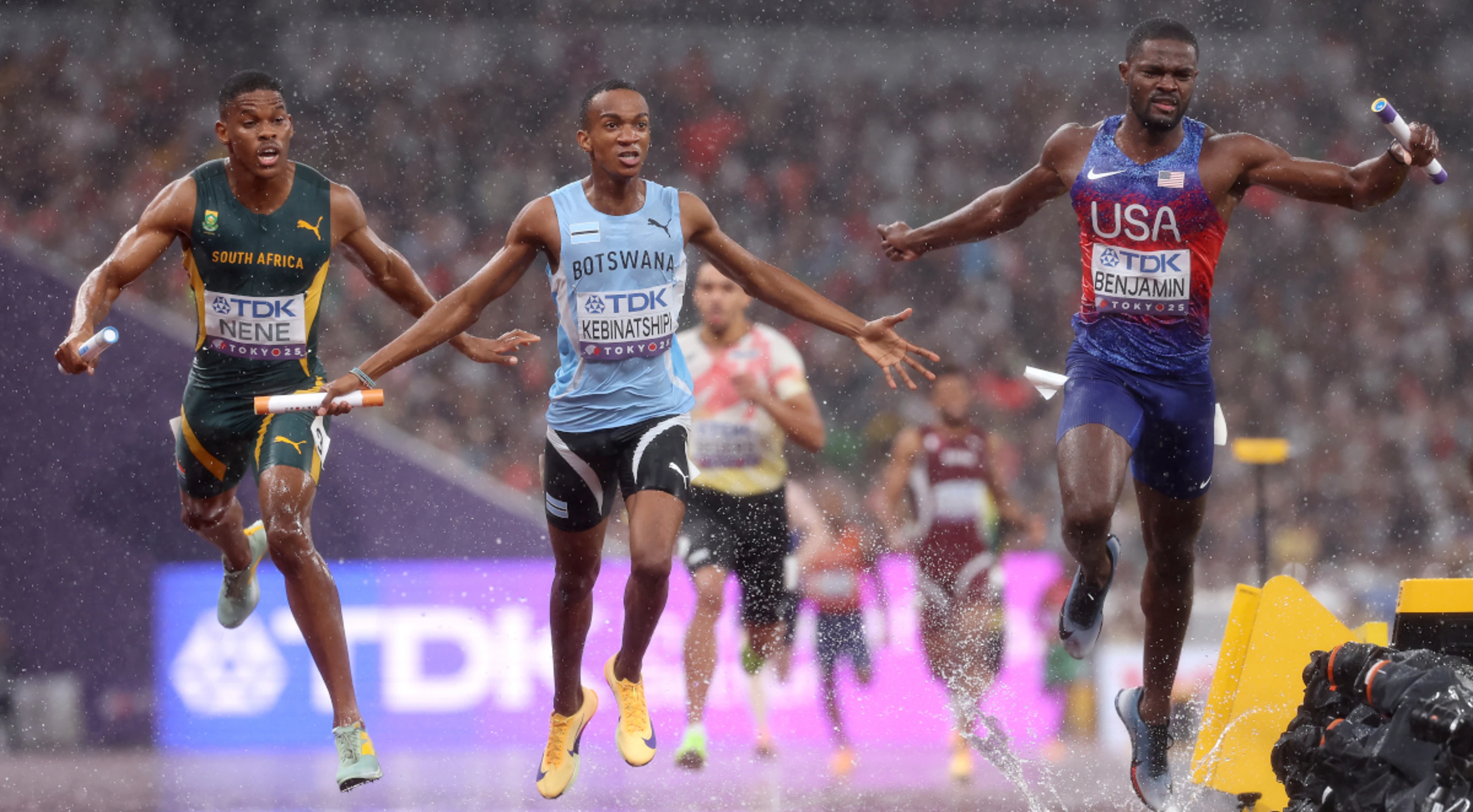 Botswana wins 4x400m relay gold, SA claims bronze