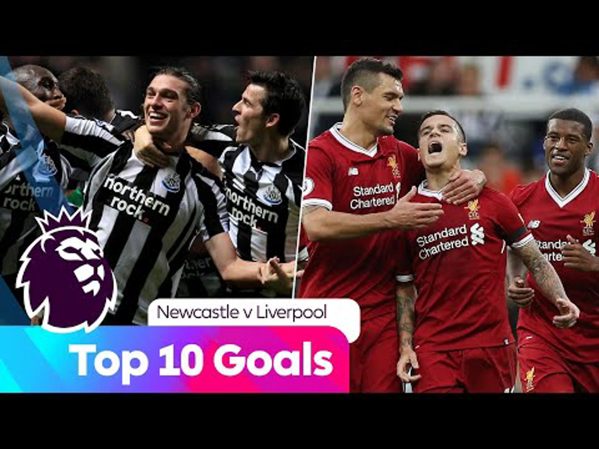 Top Ten Goals | Newcastle v Liverpool | Premier League