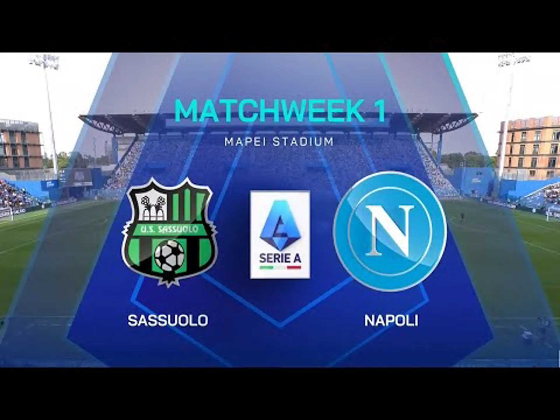 Sassuolo v Napoli | Match Highlights | Italian Serie A Matchday 1