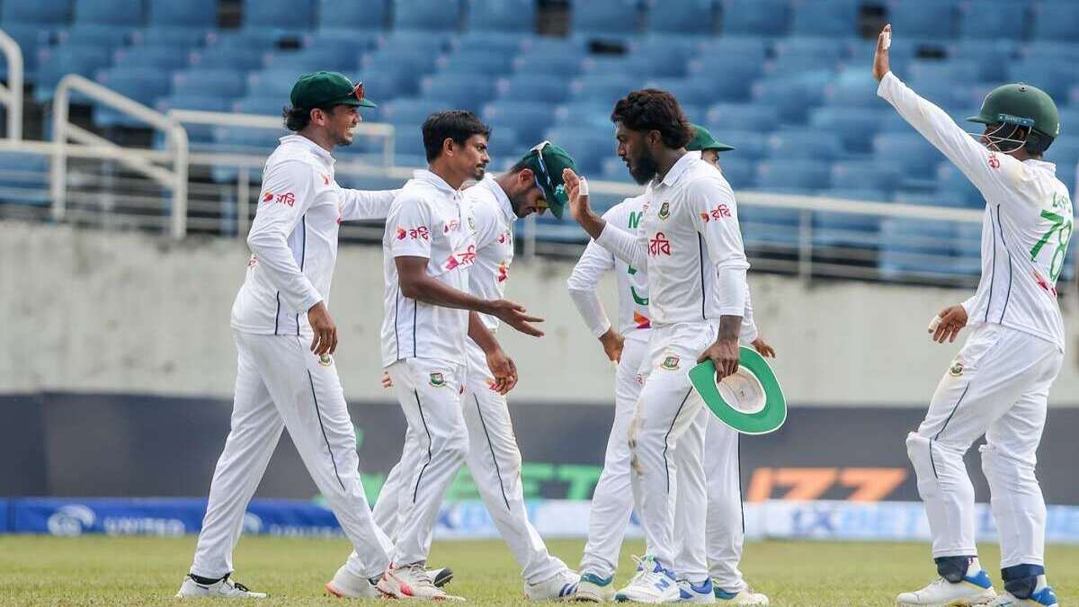 Taijul Islam spins Bangladesh to test series leveller with Windies