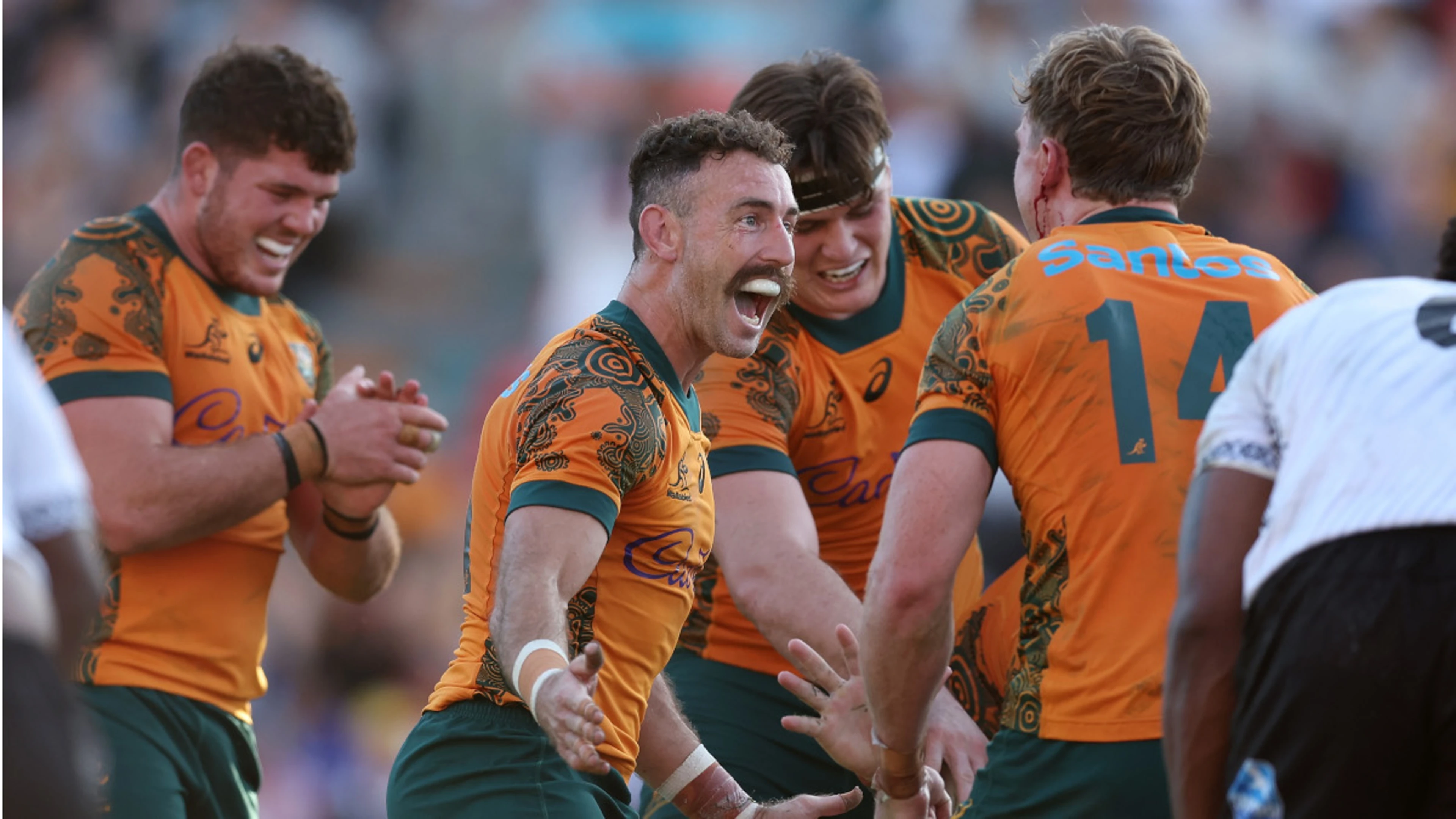 Last-gasp try saves 'massively relieved' Australia against Fiji
