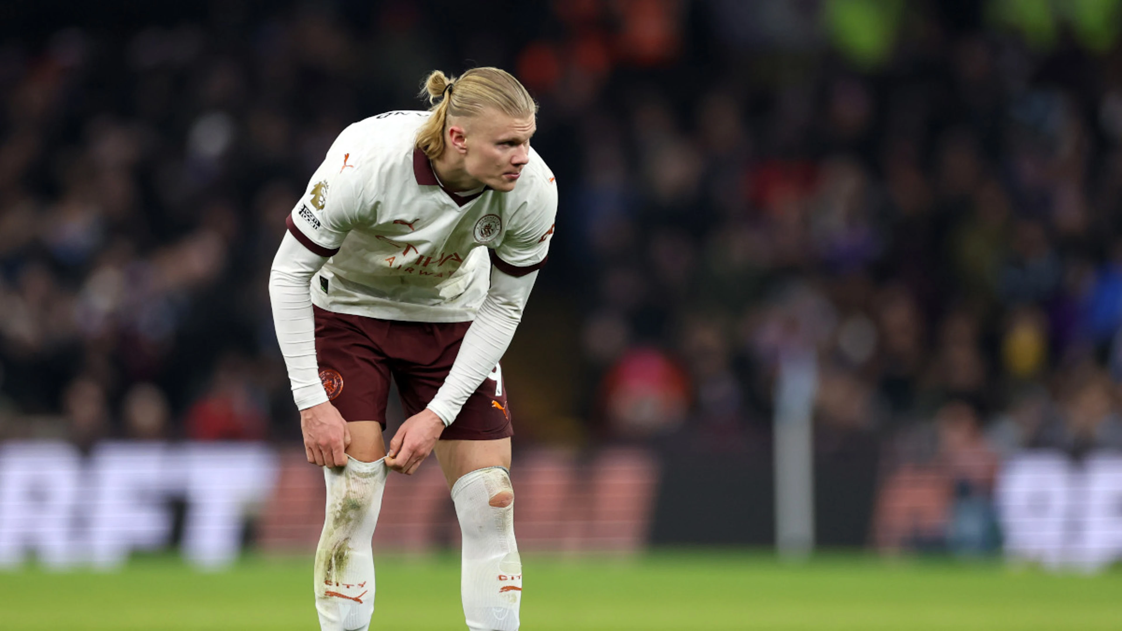 Guardiola not expecting injured Haaland back against Palace