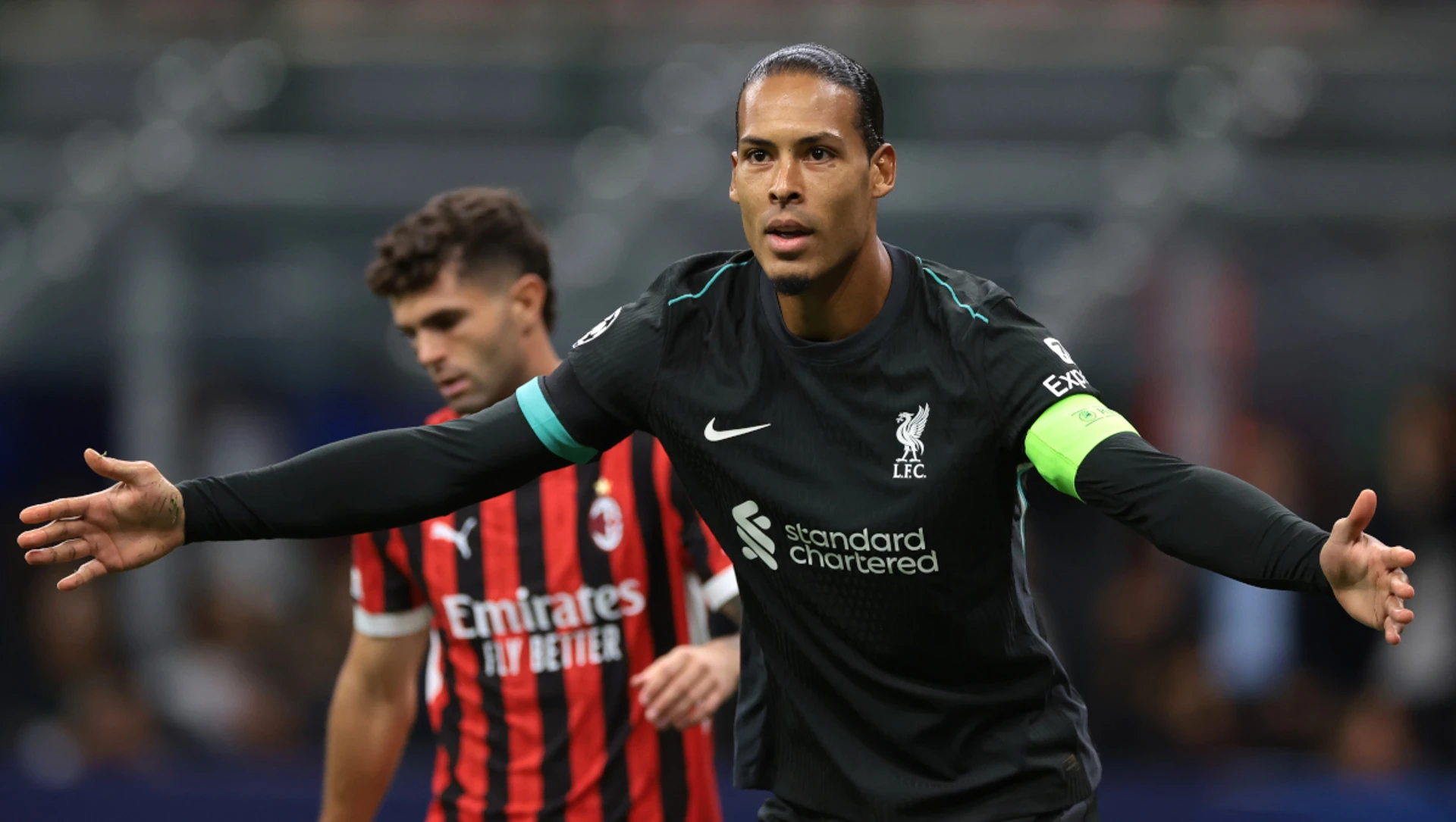 Van Dijk hails Liverpool's 'calm' response in win over AC Milan