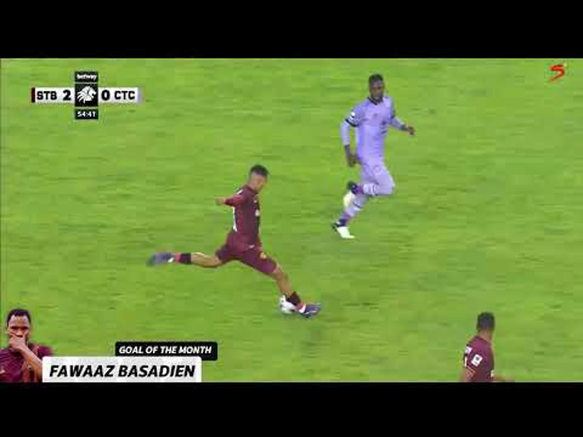 Did you see this goal? | Fawaaz Basadien's Goal of the Month