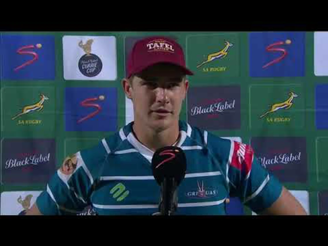 Currie Cup Premier Division |  Griquas v WP | Post Match interview Theo Boshoff