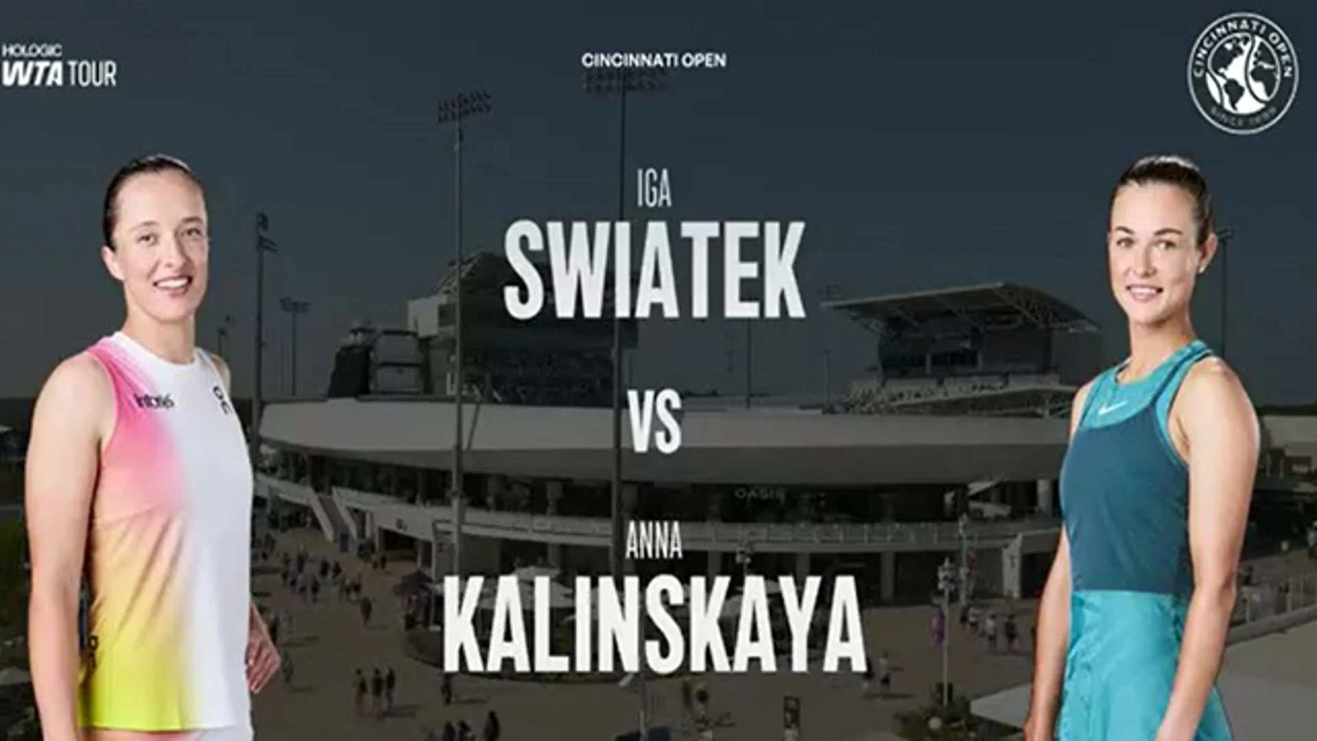 Iga Swiatek v Anna Kalinskaya | Cincinnati Open | QF1 | Highlights | WTA 1000