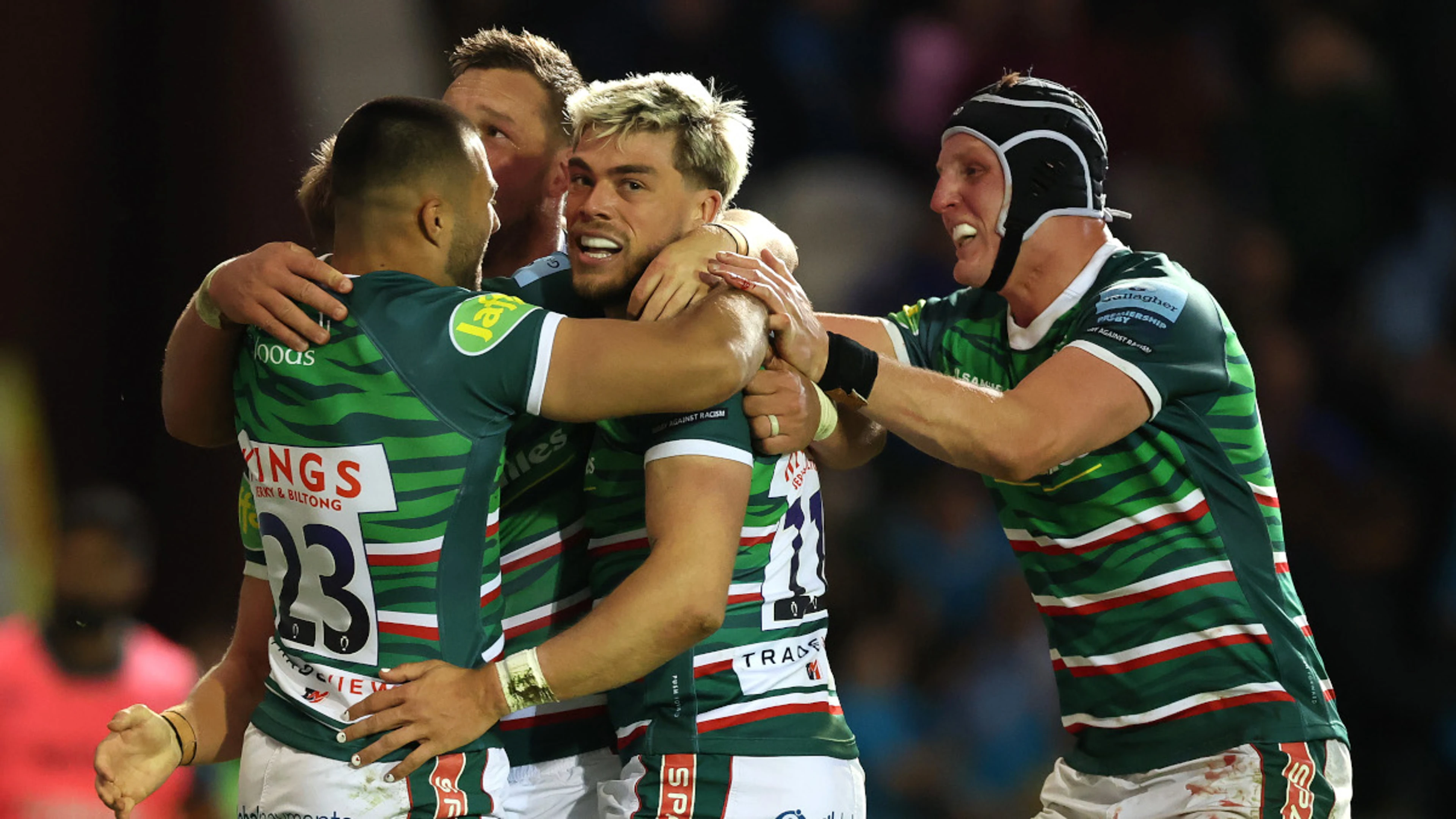 Leicester fight back to beat Sale in battle for Premiership play-offs