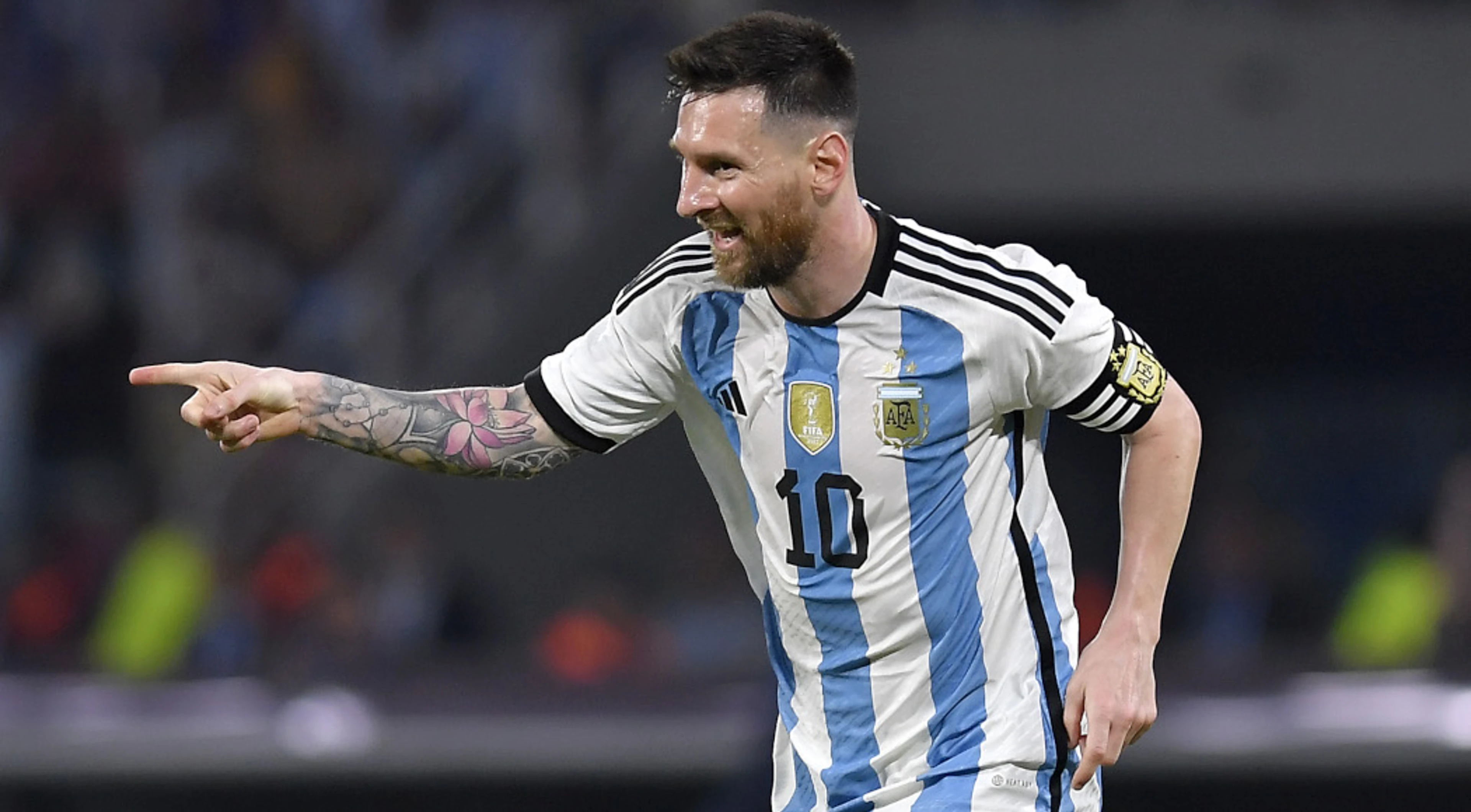 Messi scores 100th Argentina goal in Curacao romp