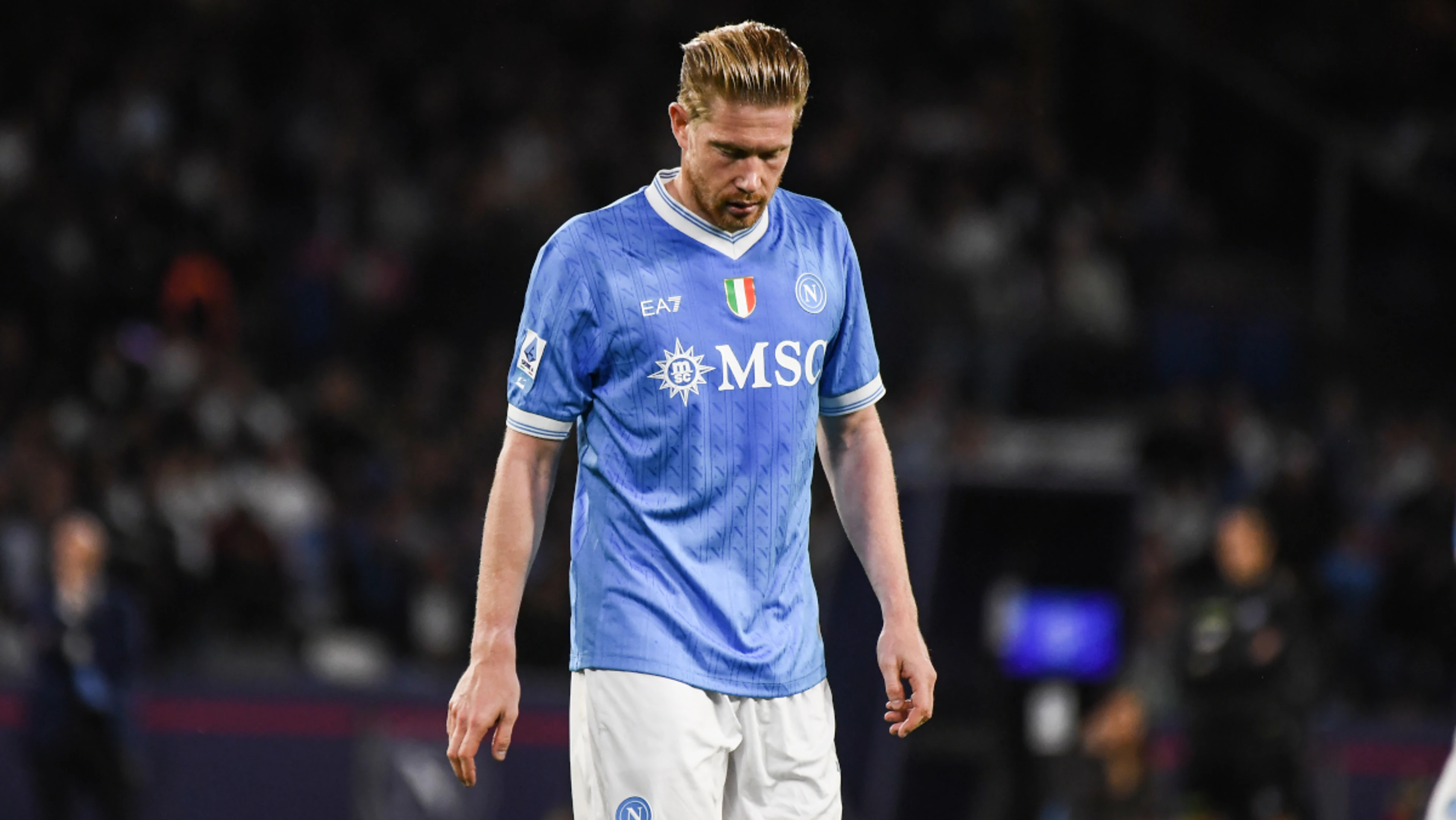 Napoli's De Bruyne sidelined with thigh injury
