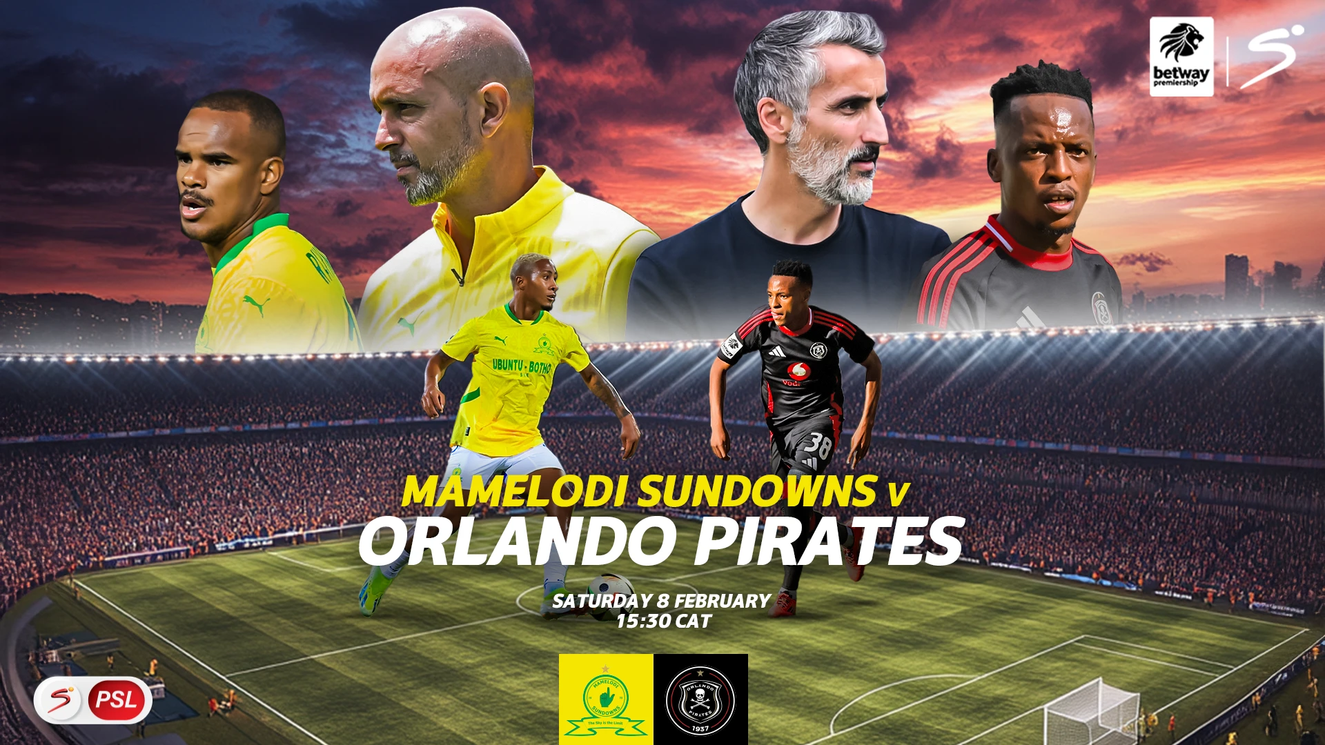 Sundowns, Pirates set for key Betway Premiership battle