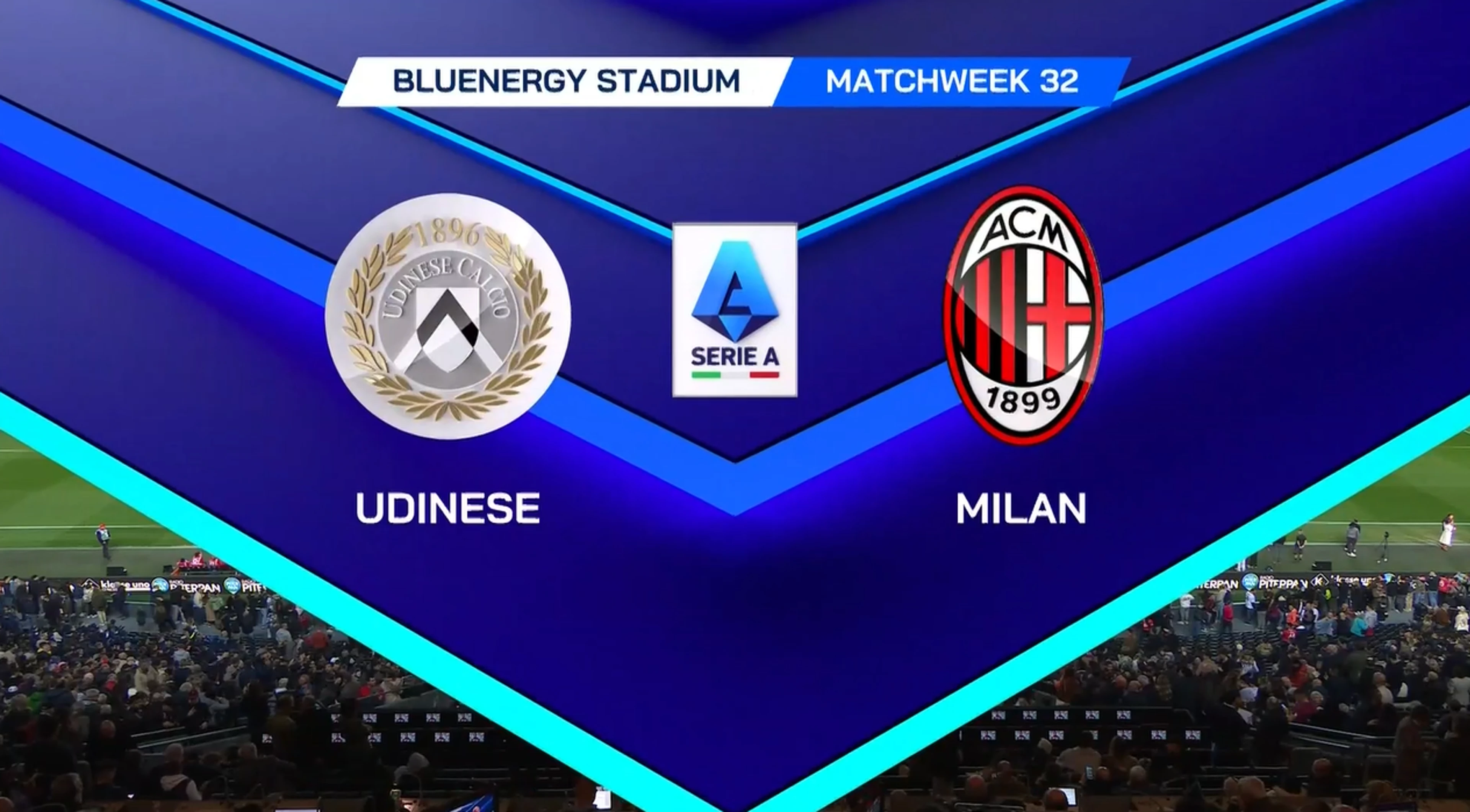Udinese v AC Milan | Match Highlights | Italian Serie A Matchday 32