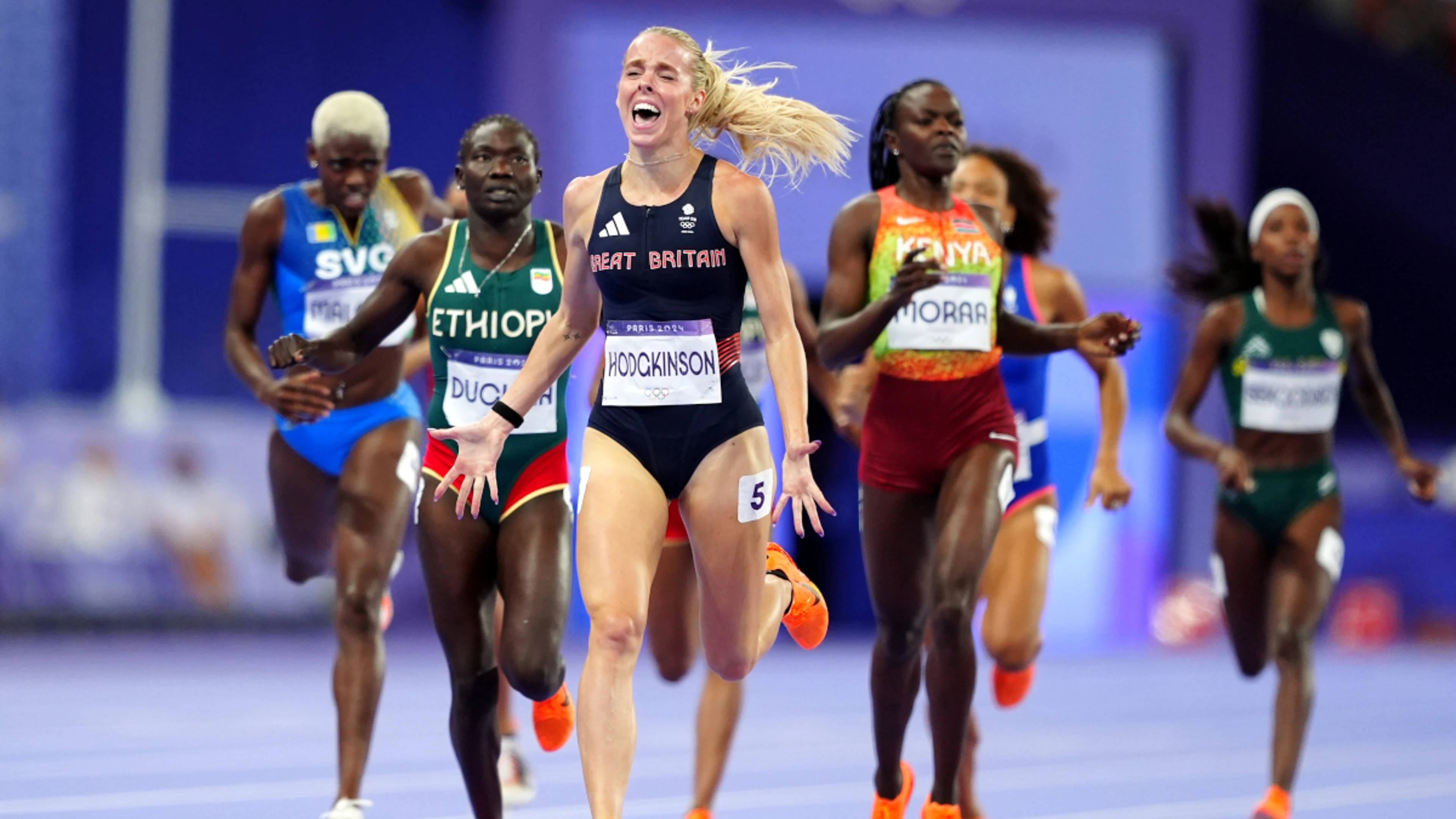 Britain's Hodgkinson powers to women's Olympic 800m gold